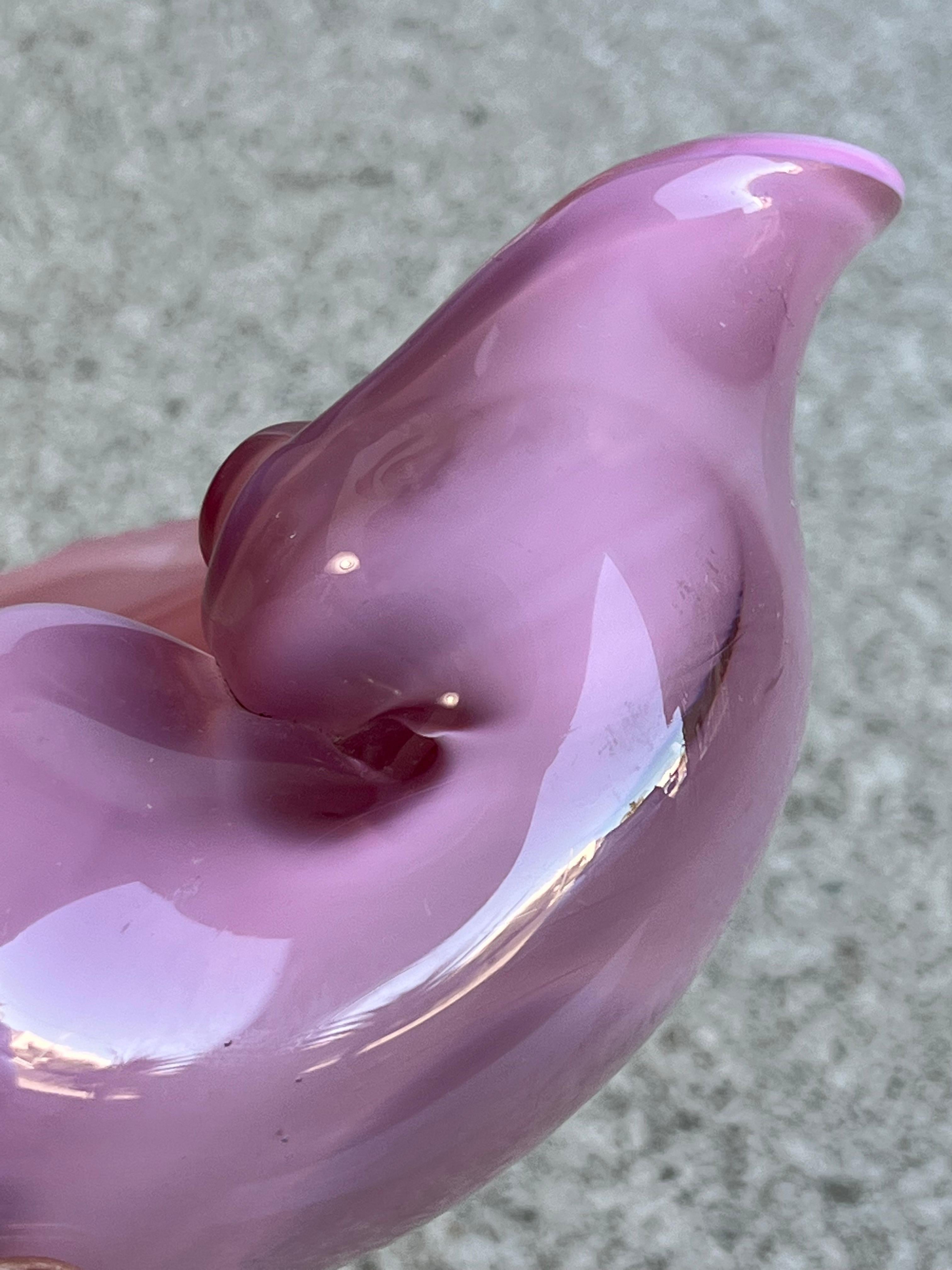 Cenicero italiano de cristal de Murano Cristal de Murano en venta