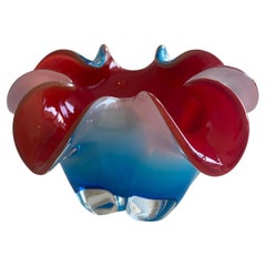Italienische Schale aus Murano-Kunstglas, 1960er-Jahre