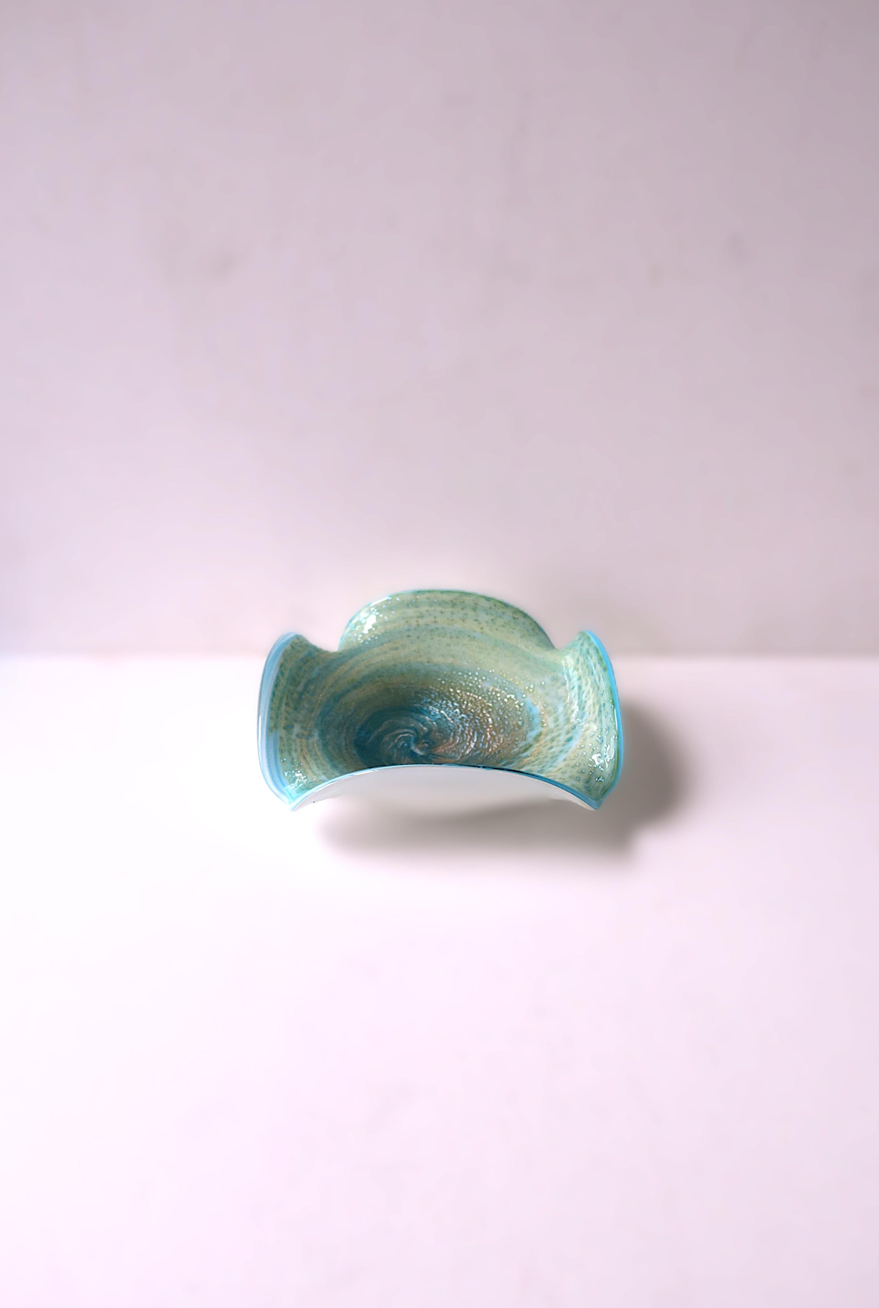 Italian Murano Art Glass Bowl For Sale 1