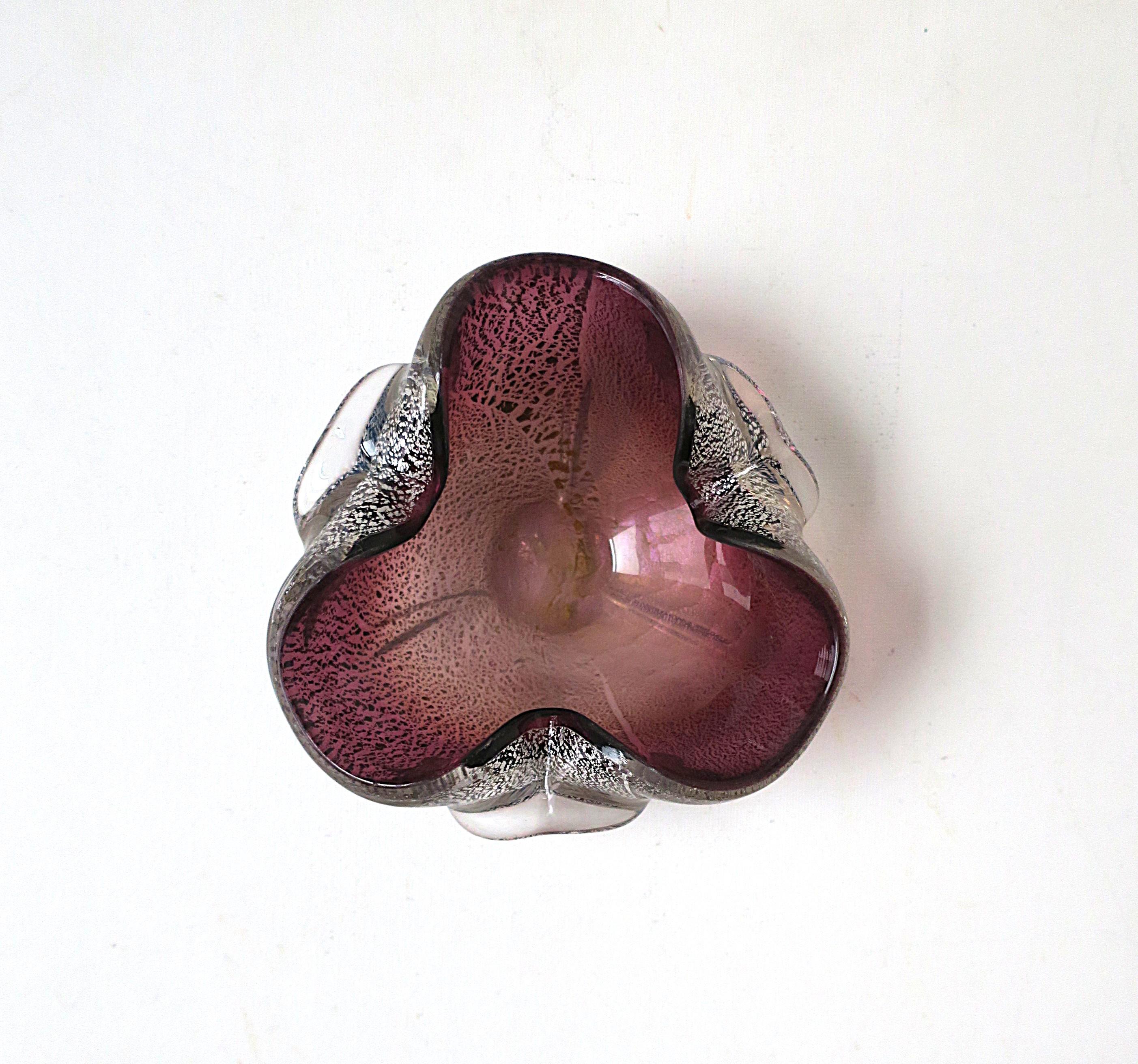 Cuenco Italiano de Murano Estilo Seguso en Bueno estado para la venta en New York, NY