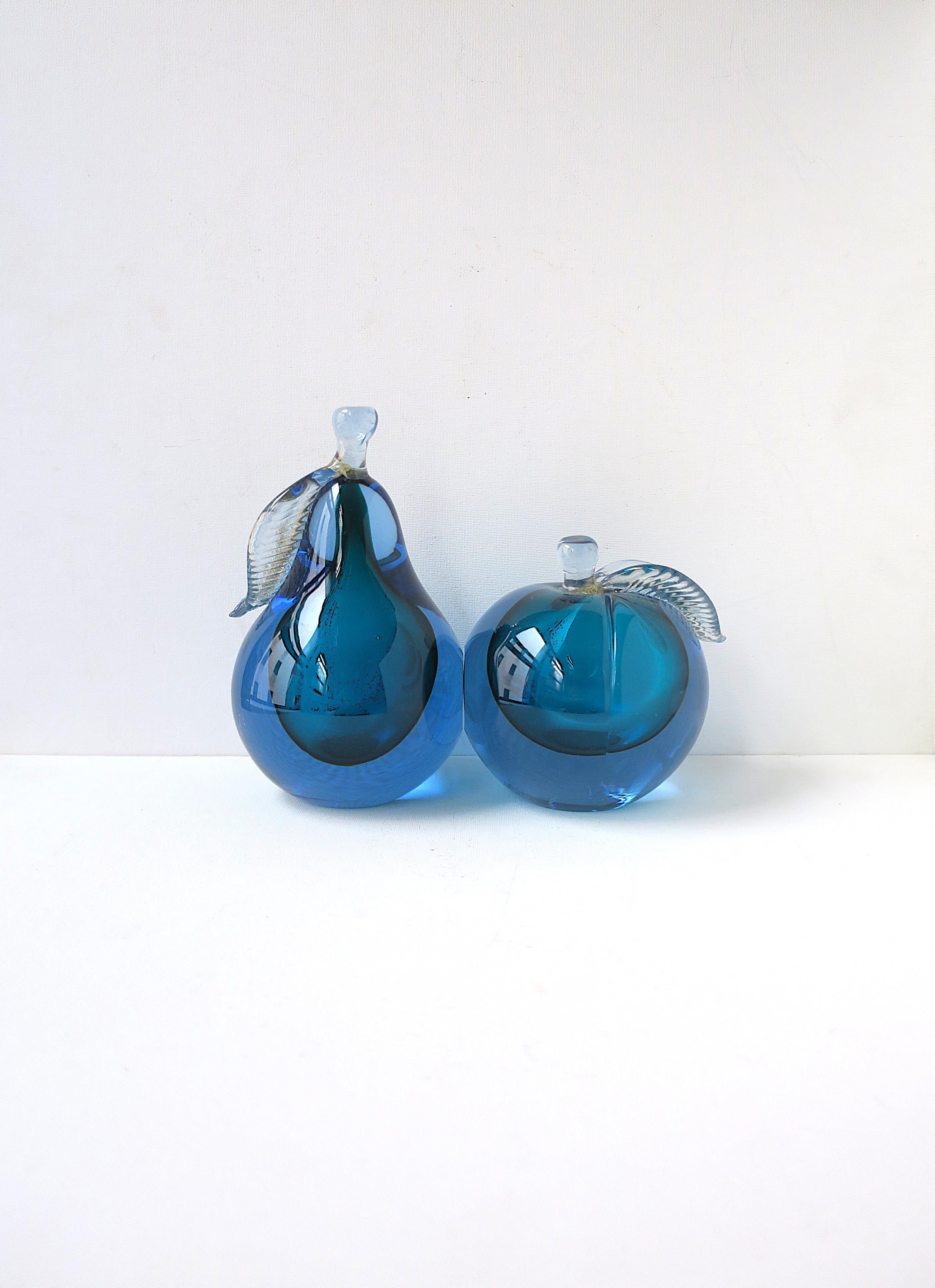Moderne Serre-livres italiens en verre d'art de Murano en vente