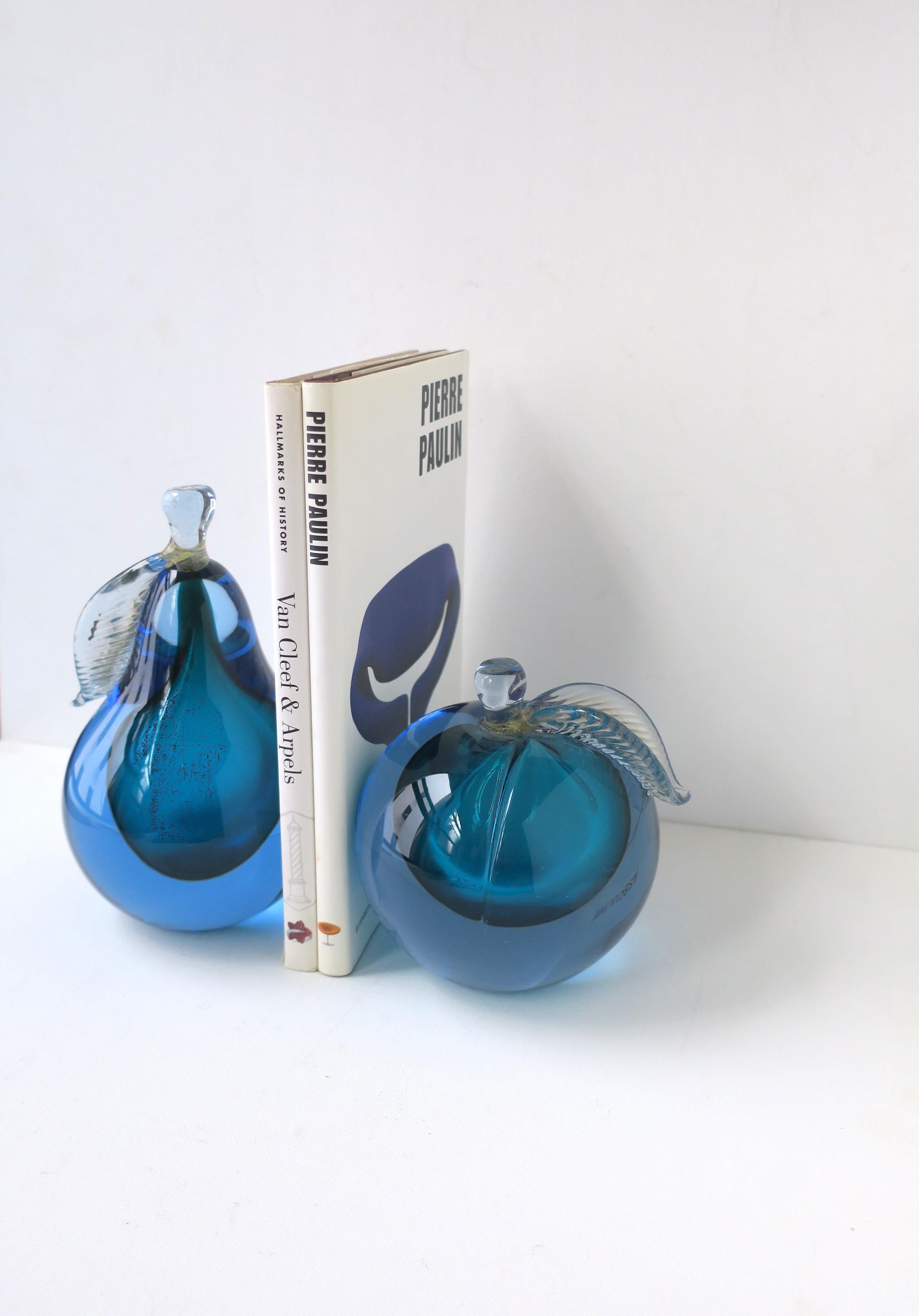 Verre d'art Serre-livres italiens en verre d'art de Murano en vente