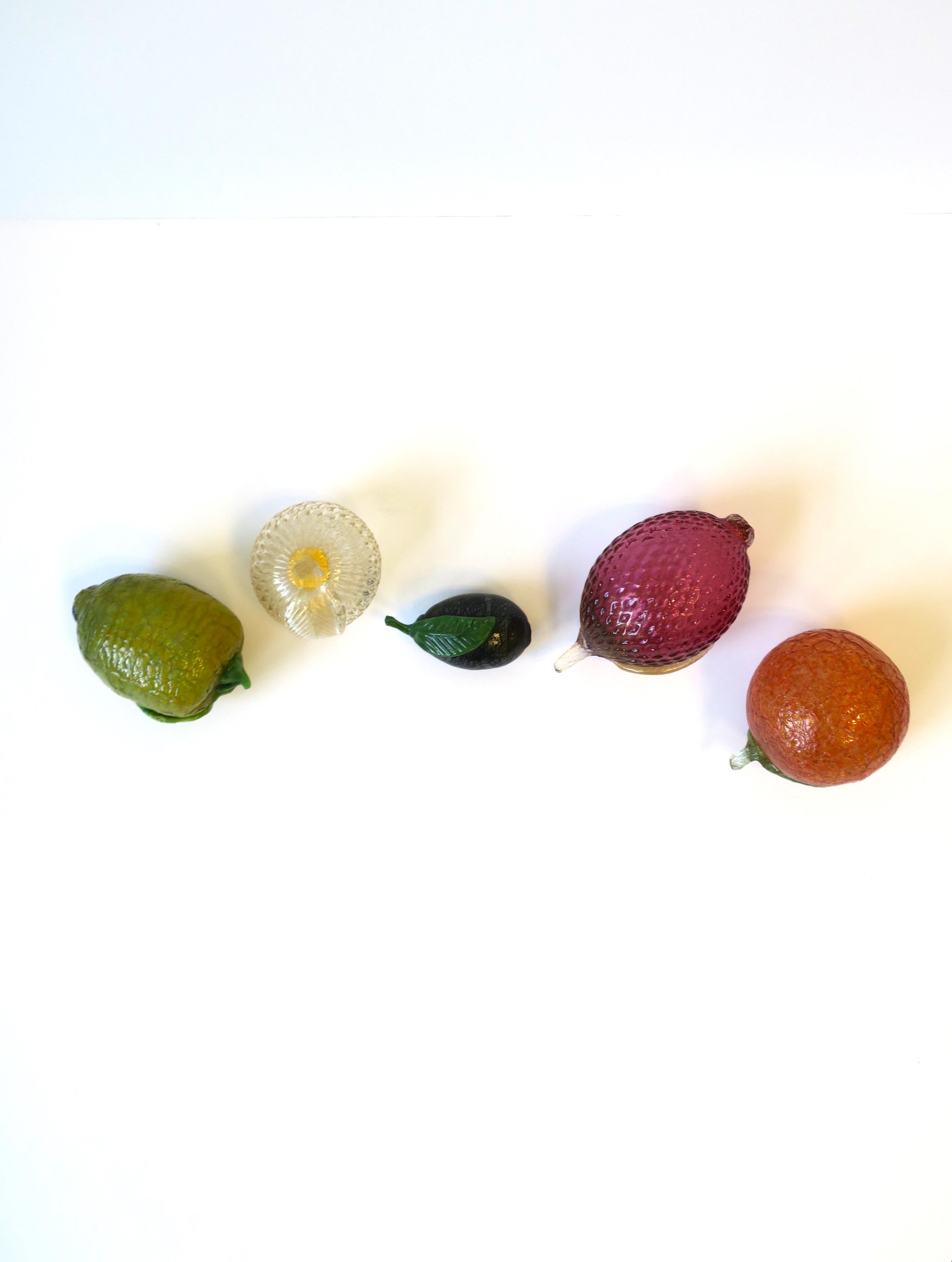 vintage glass fruit value