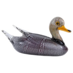Italian Murano Art Glass Mallard Duck