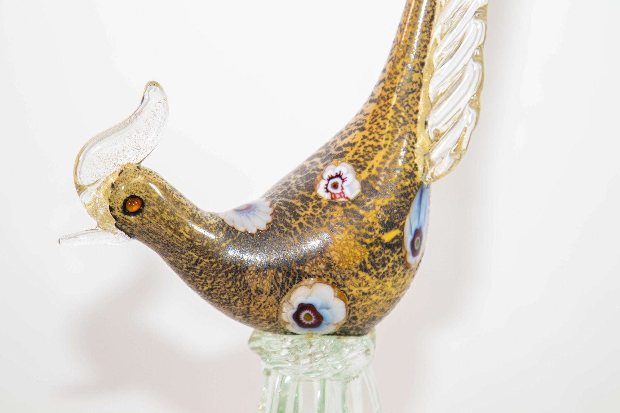 murano glass birds 1960