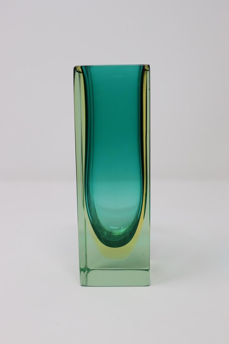 Vaso piccolo in vetro artistico italiano di Murano di Flavio Poli per Seguso, anni '70 in vendita 2