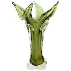 Italian Murano Art Glass Vase