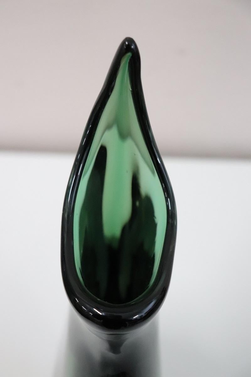 Grand vase italien en verre artistique de Murano par Flavio Poli pour Seguso, années 1960 en vente 5