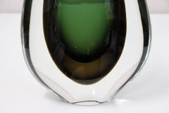 Italian Murano Artistic Glass Large Vase by Flavio Poli for Seguso, 1960s
