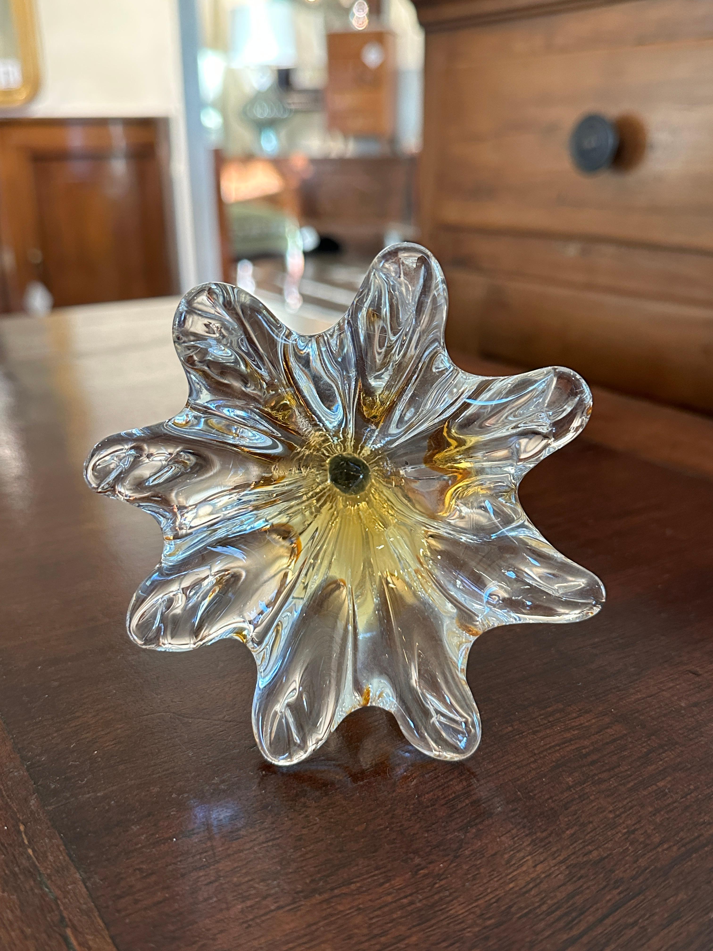 Plafonnier en verre soufflé italien, Murano, vers 1970 Excellent état - En vente à Atlanta, GA
