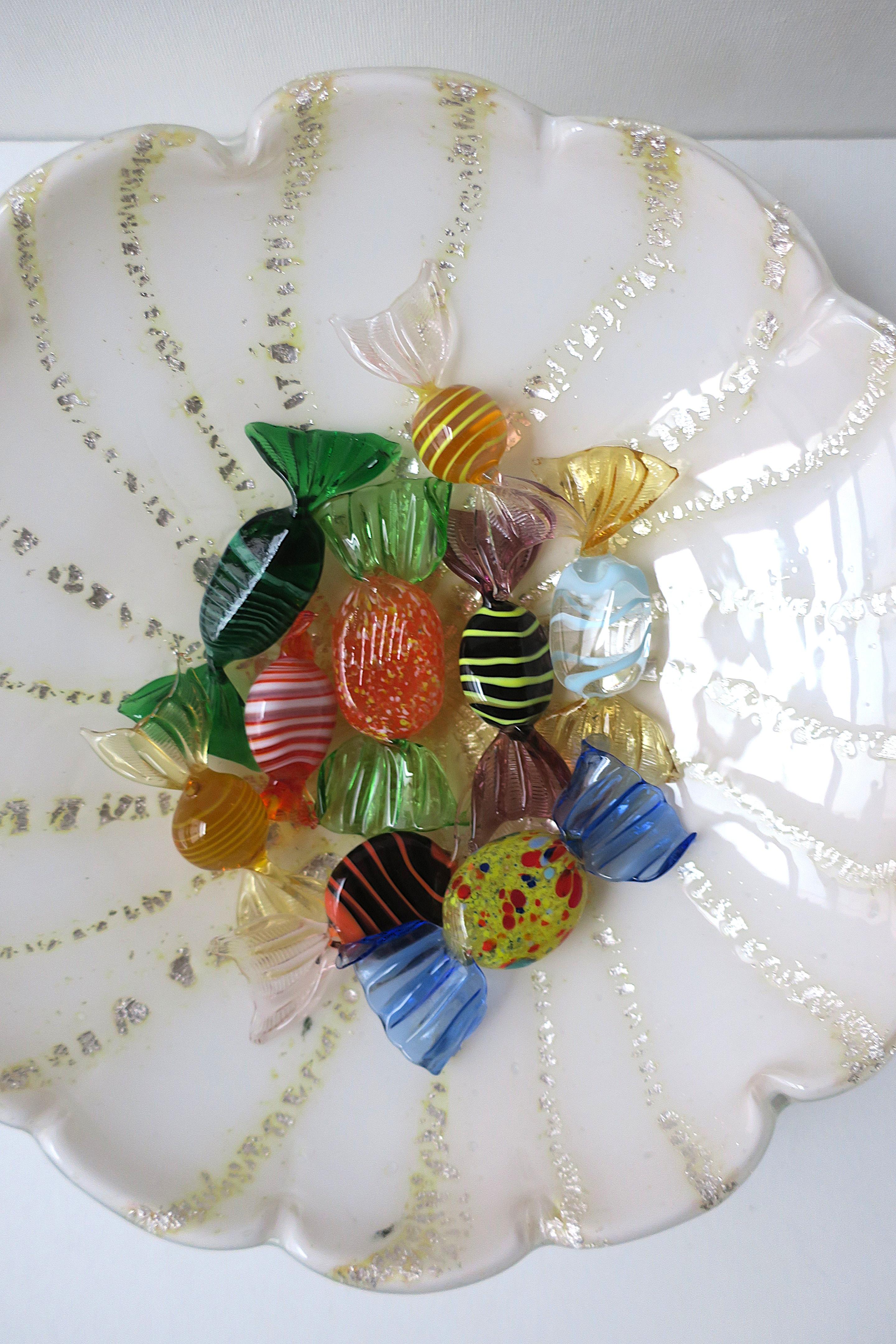 20th Century Italian Murano Candy Sculptures For Sale