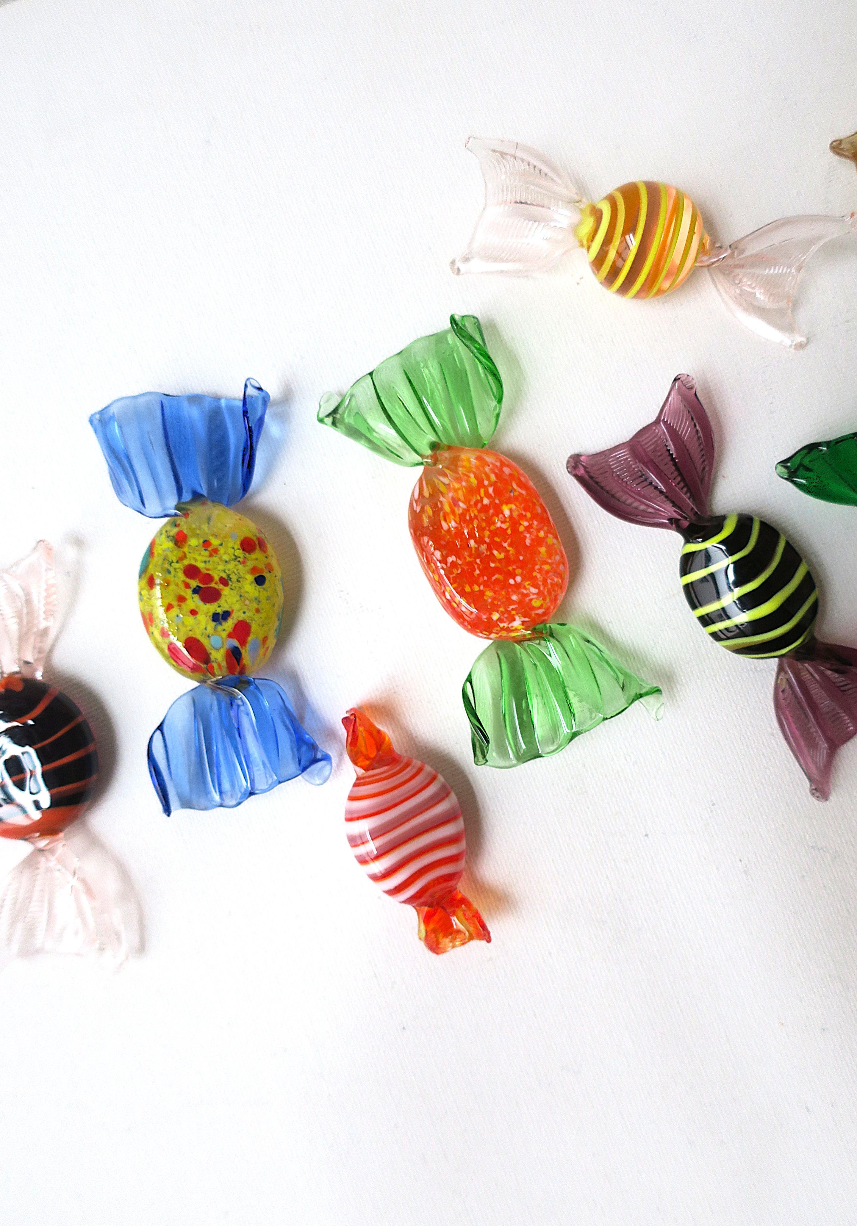 Italian Murano Candy Sculptures For Sale 1