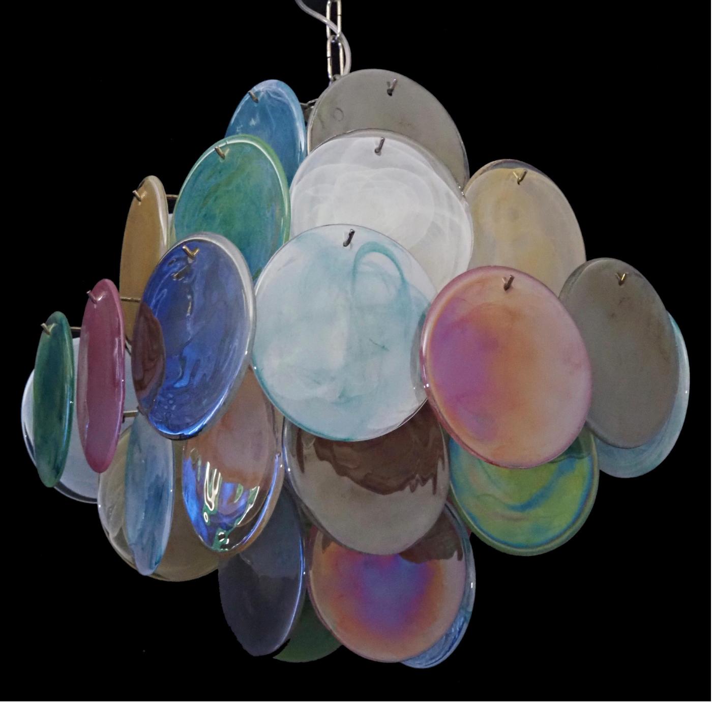 Italienischer Murano-Kronleuchter im Angebot 4