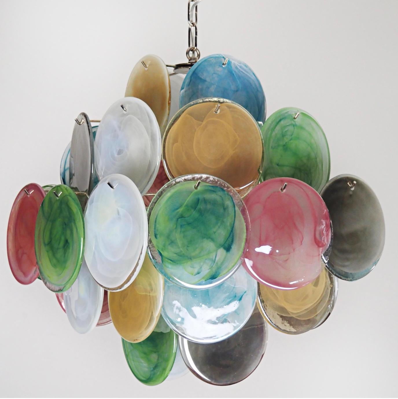 Italienischer Murano-Kronleuchter im Angebot 6