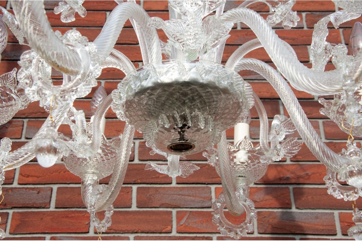 Lampadario italiano di Murano. in vendita 8
