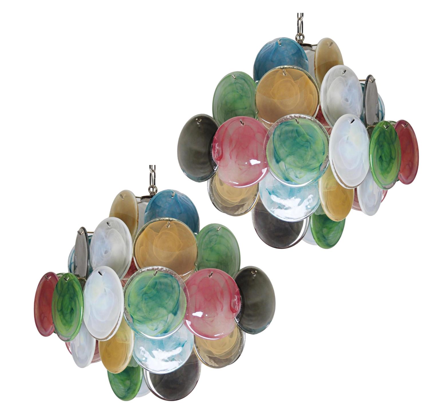 Italienischer Murano-Kronleuchter im Angebot 11