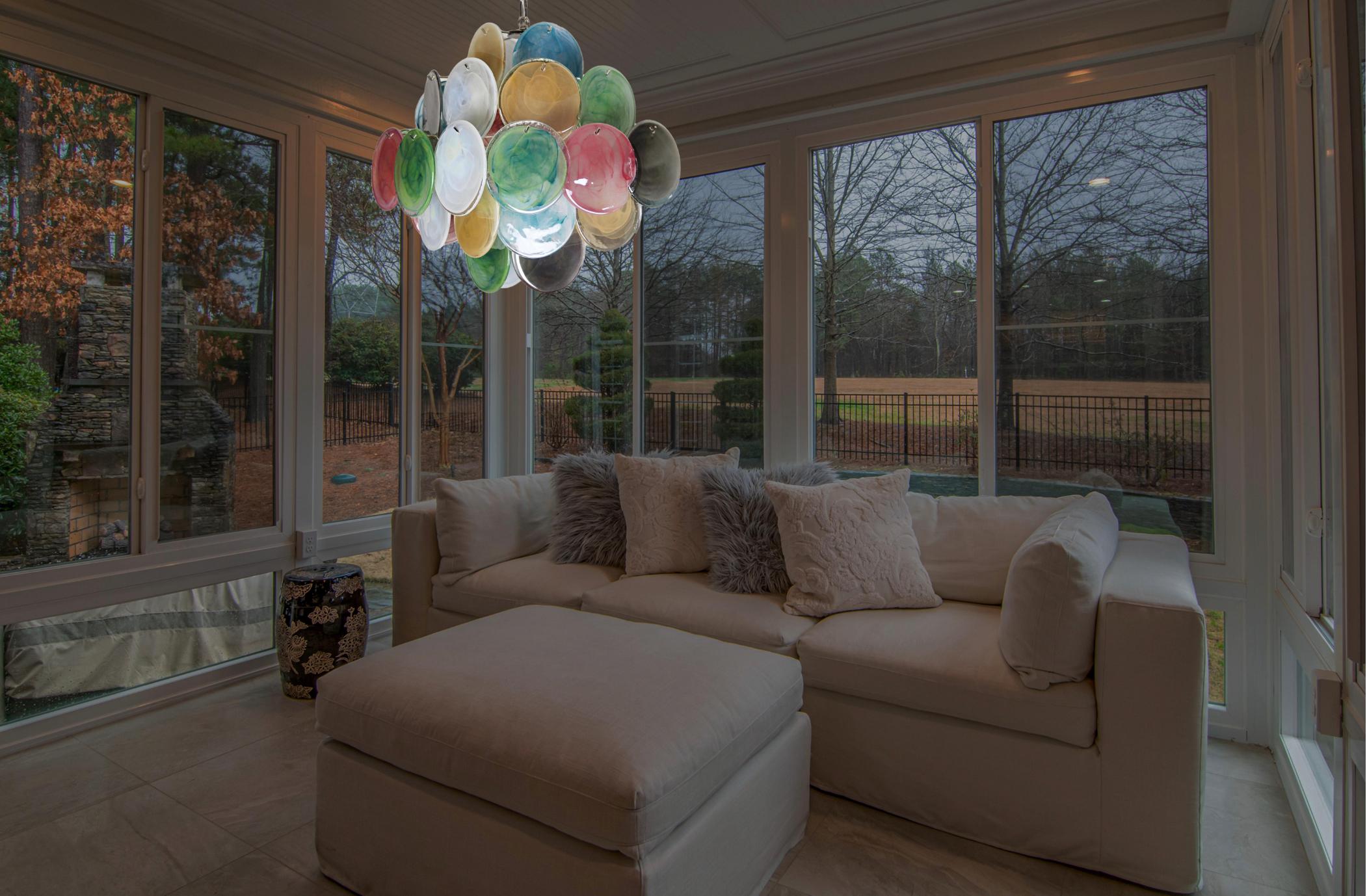 Italienischer Murano-Kronleuchter (Moderne der Mitte des Jahrhunderts) im Angebot