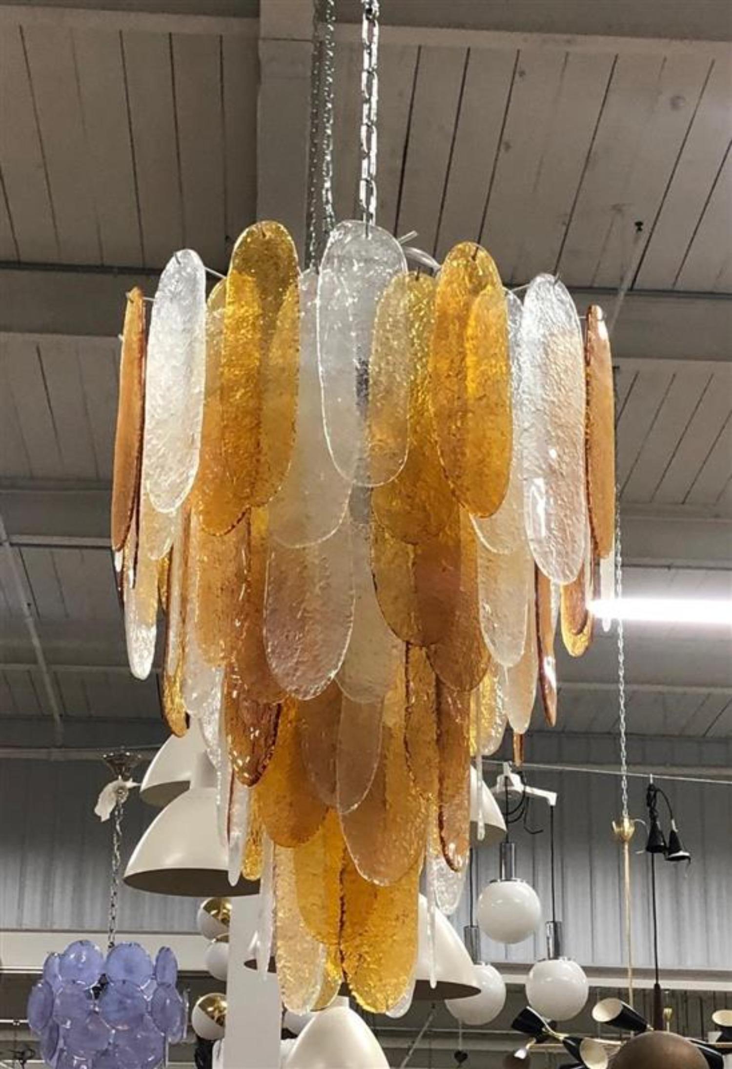 Lampadario italiano di Murano In condizioni buone in vendita a Red Lion, PA