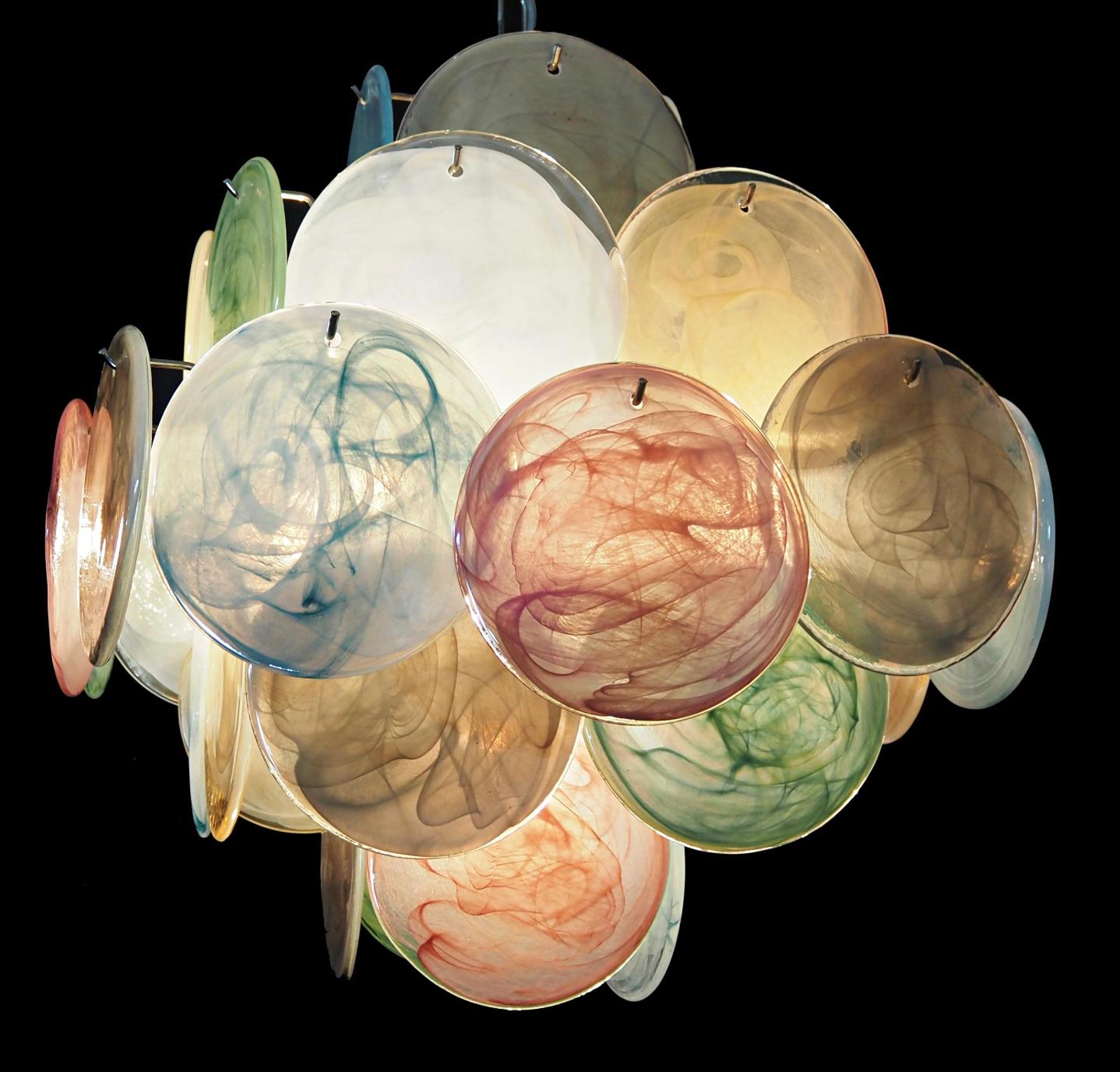 Italienischer Murano-Kronleuchter im Zustand „Gut“ im Angebot in Budapest, HU