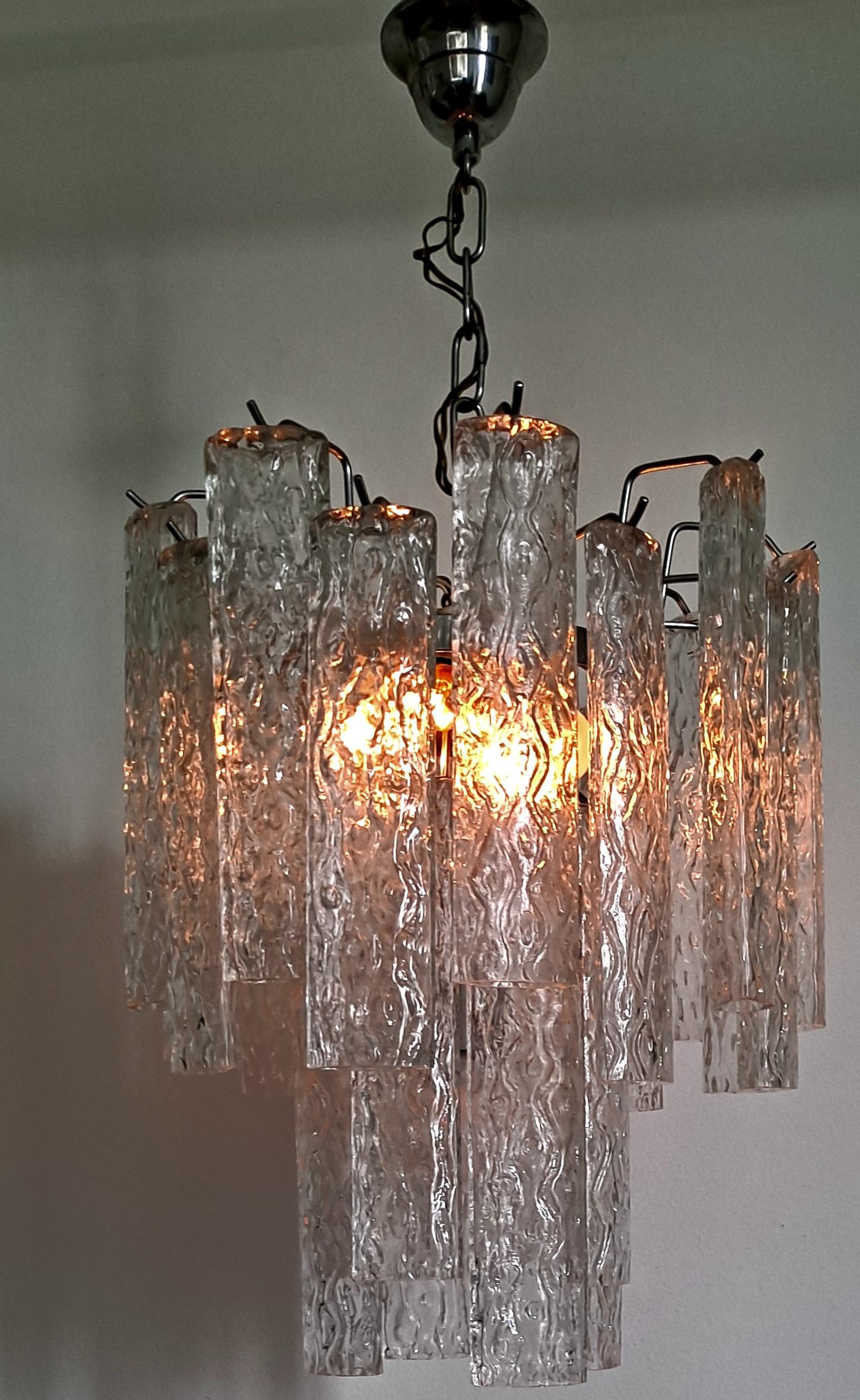 Italian Murano Chandelier In Good Condition For Sale In Los Angeles, CA