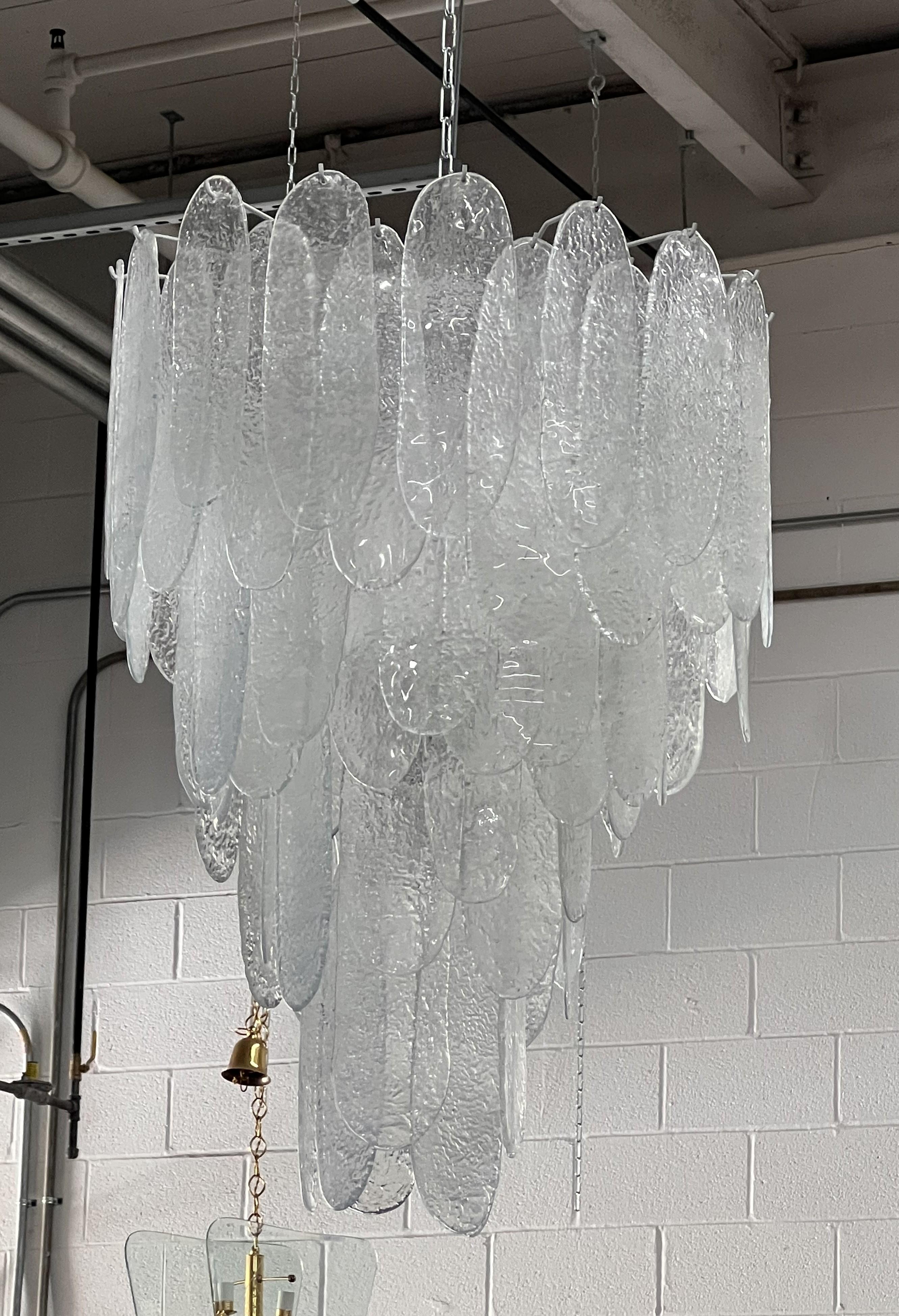 Fine XX secolo Lampadario italiano di Murano in vendita