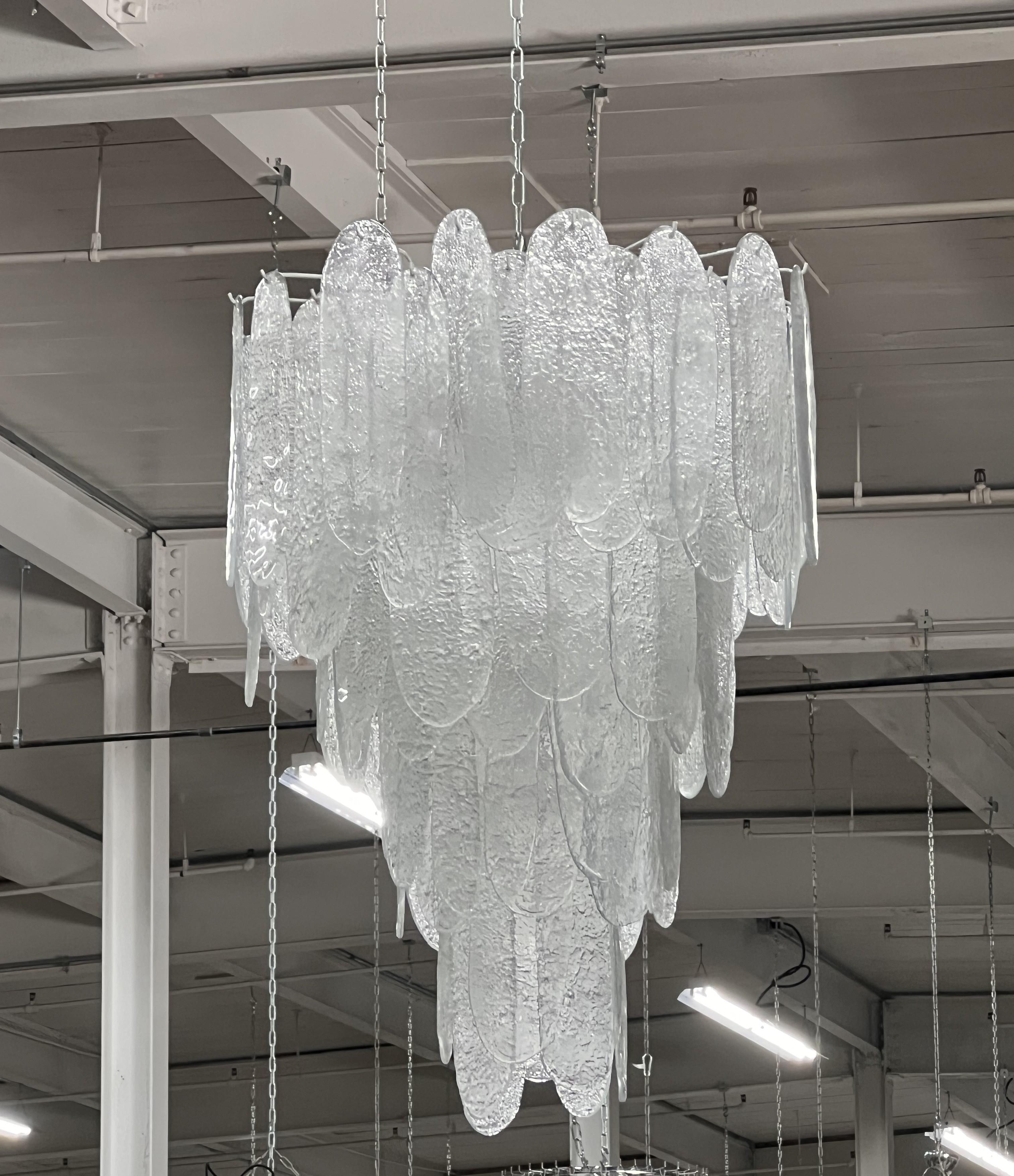 Vetro di Murano Lampadario italiano di Murano in vendita