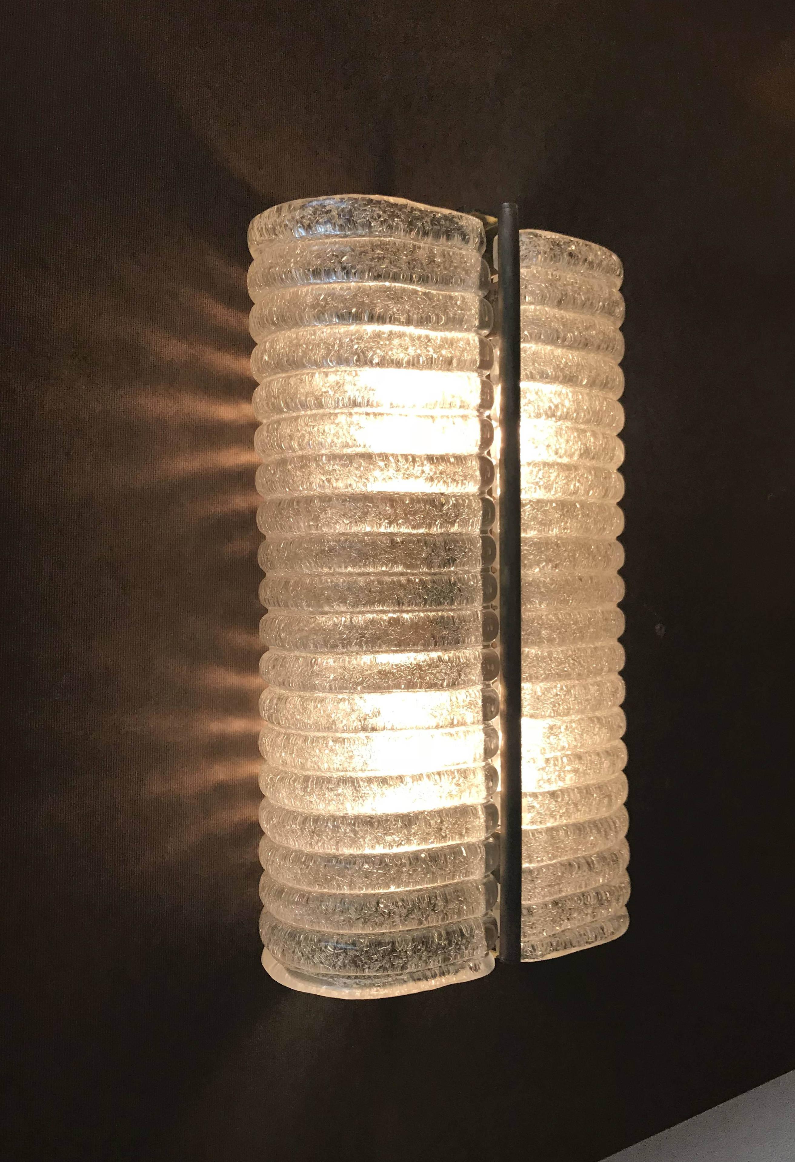 Italian Single Bauletto Sconce by Barovier e Toso FINAL CLEARANCE SALE