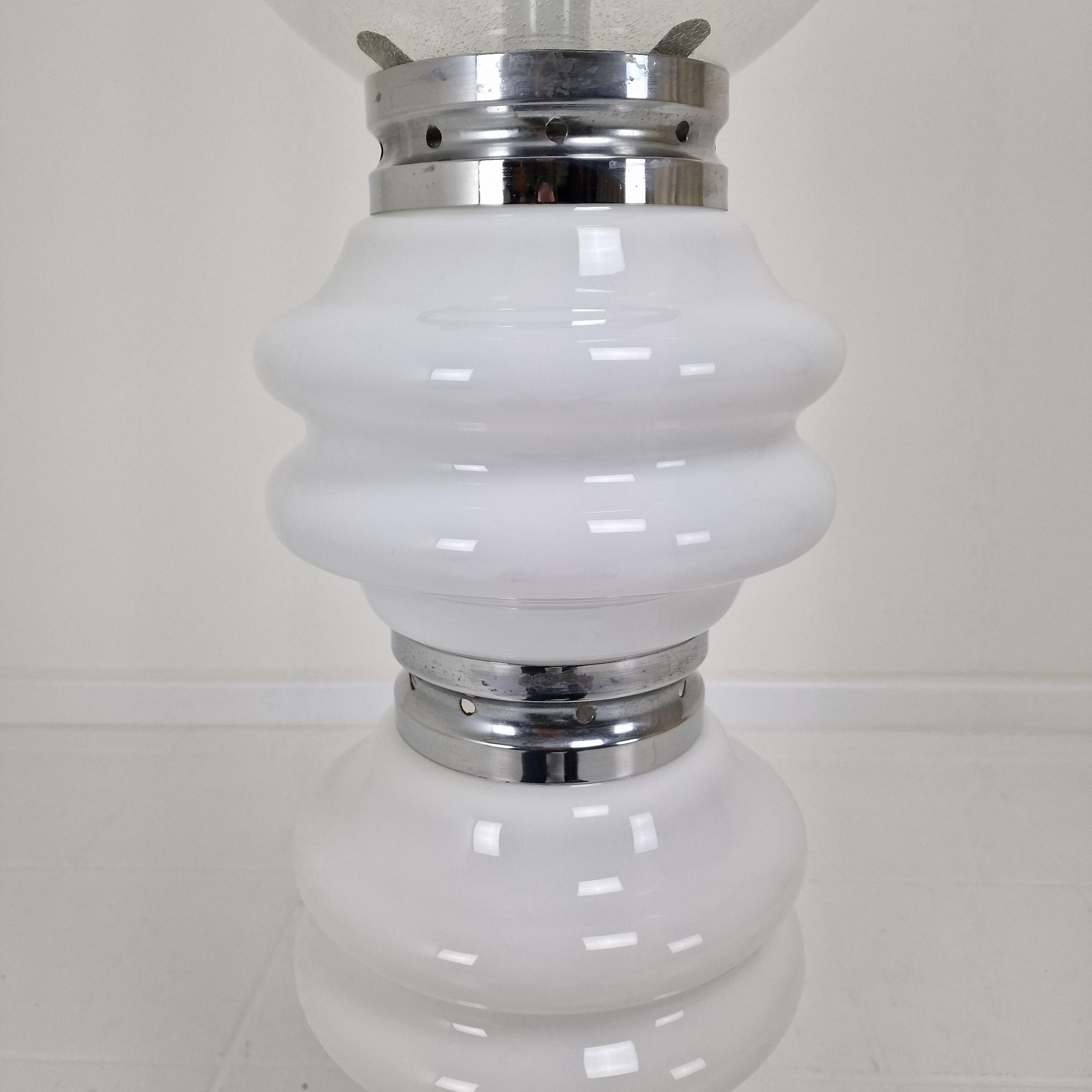 Lámpara de pie italiana de Murano de Carlo Nason en 3 colores Light, años 70 en venta 4