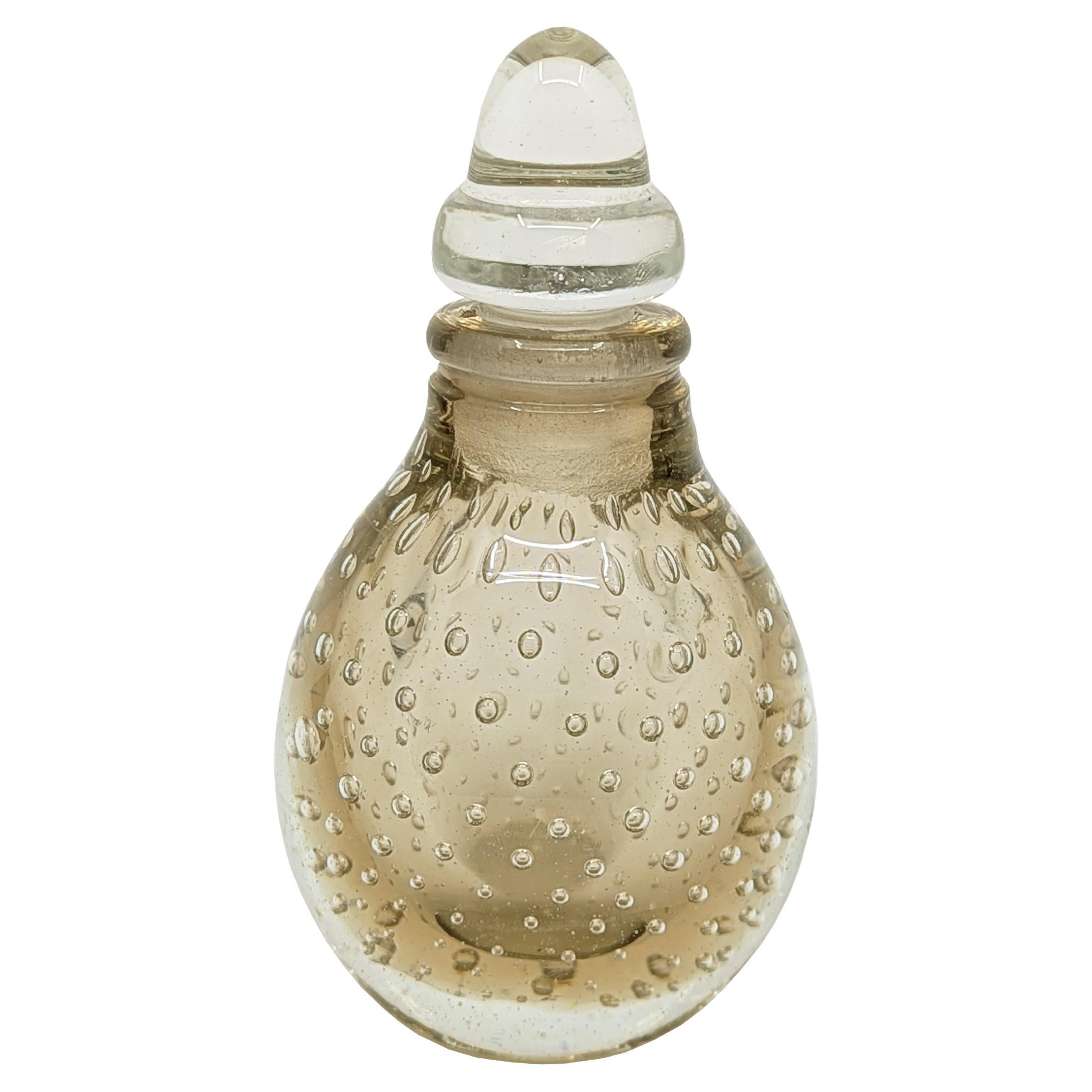 Flacon de parfum en verre italien de Murano des années 1930 par Carlo Scarpa pour Venini