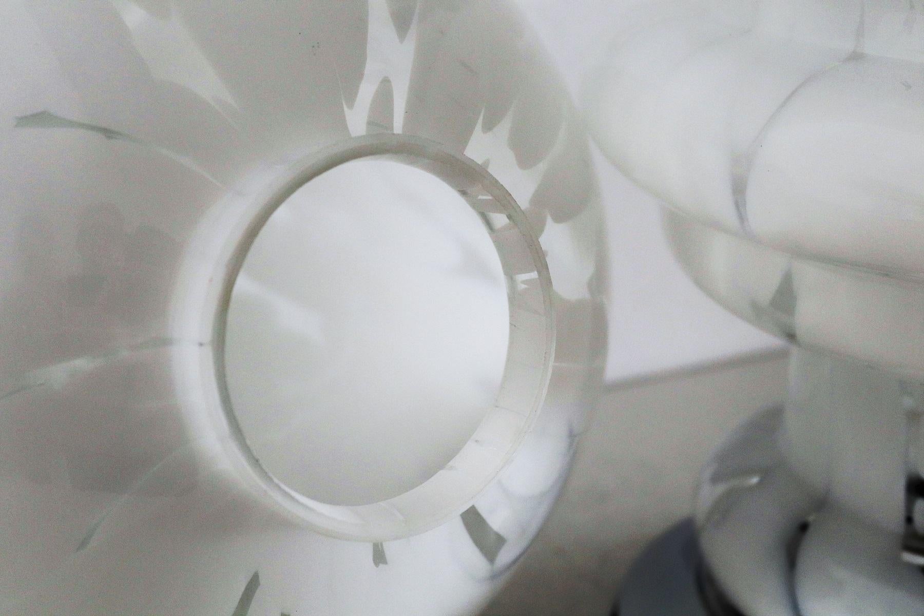 Lampe de table ou lampadaire Pop Art italienne en verre de Murano et chrome, 1970 en vente 8