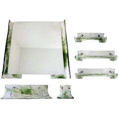 Set da bagno in vetro di Murano di Mazzega Murano