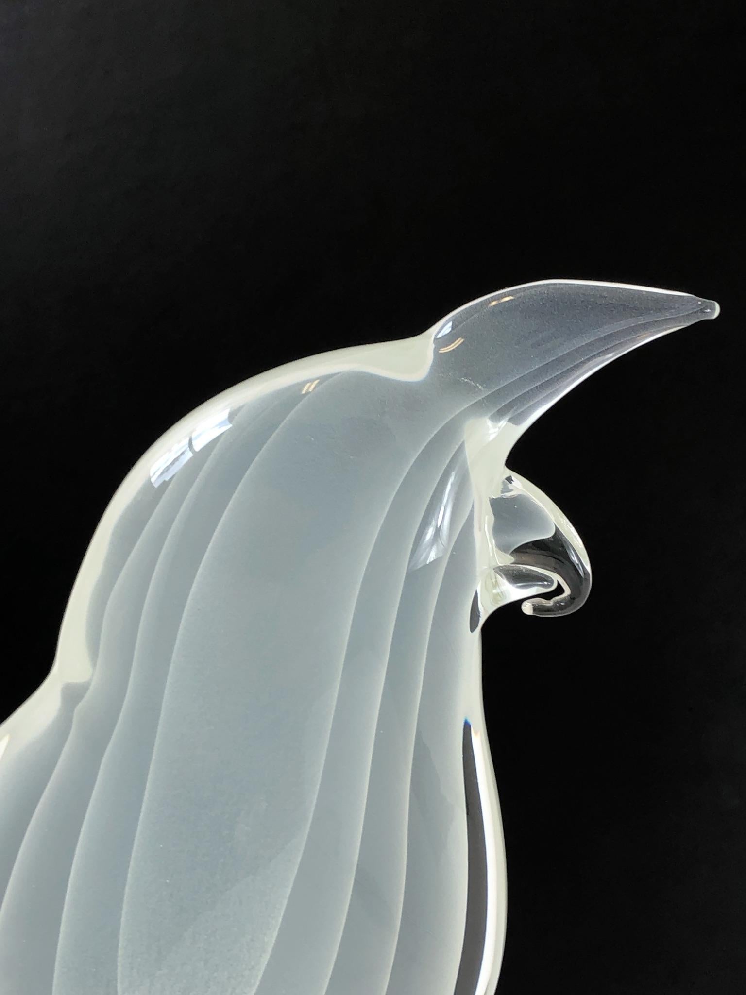 Italian Murano Glass Bird by Licio Zanetti For Sale 1