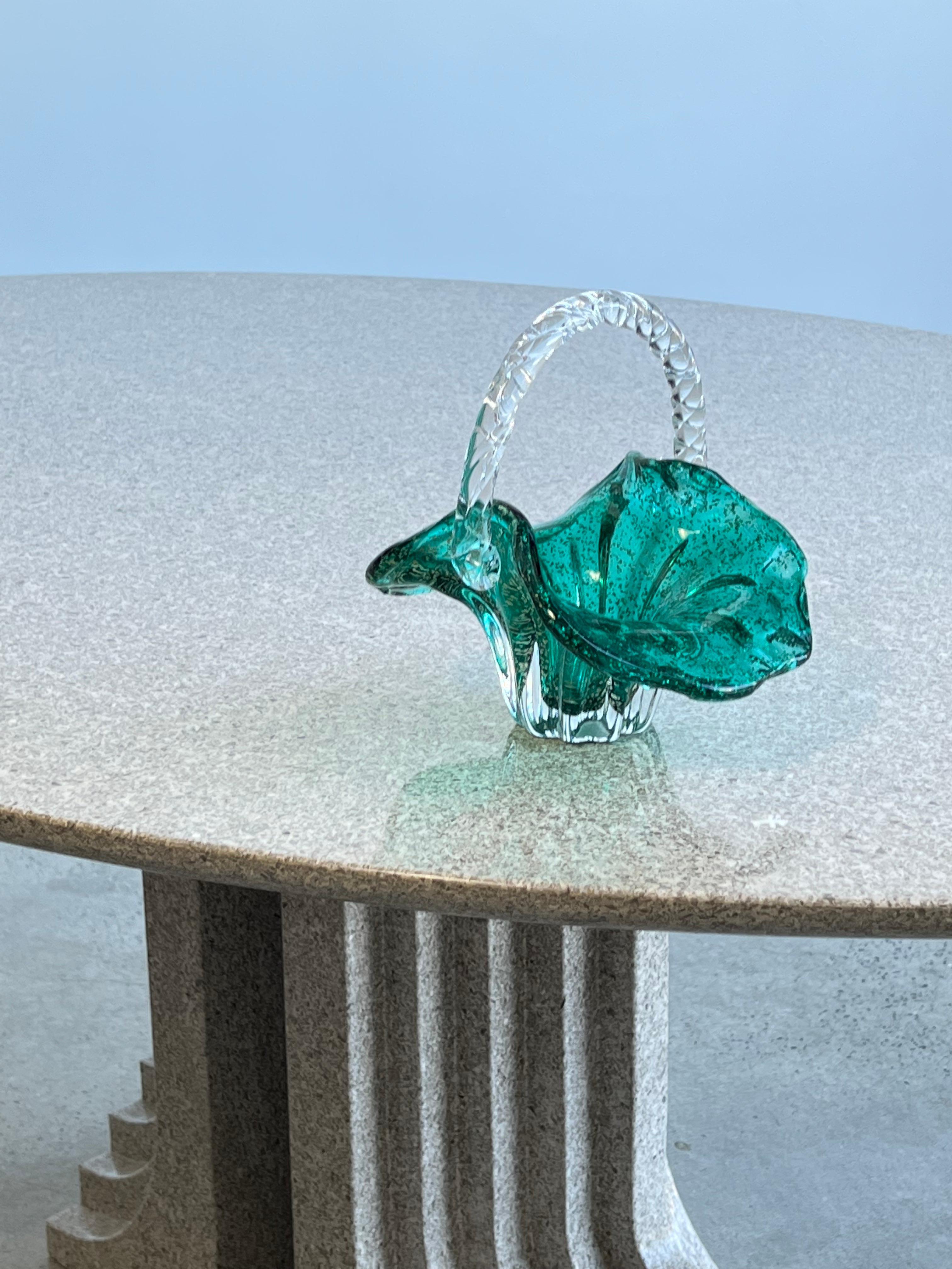 Fin du 20e siècle Bol en verre de Murano italien par Archimede Saguso en vente