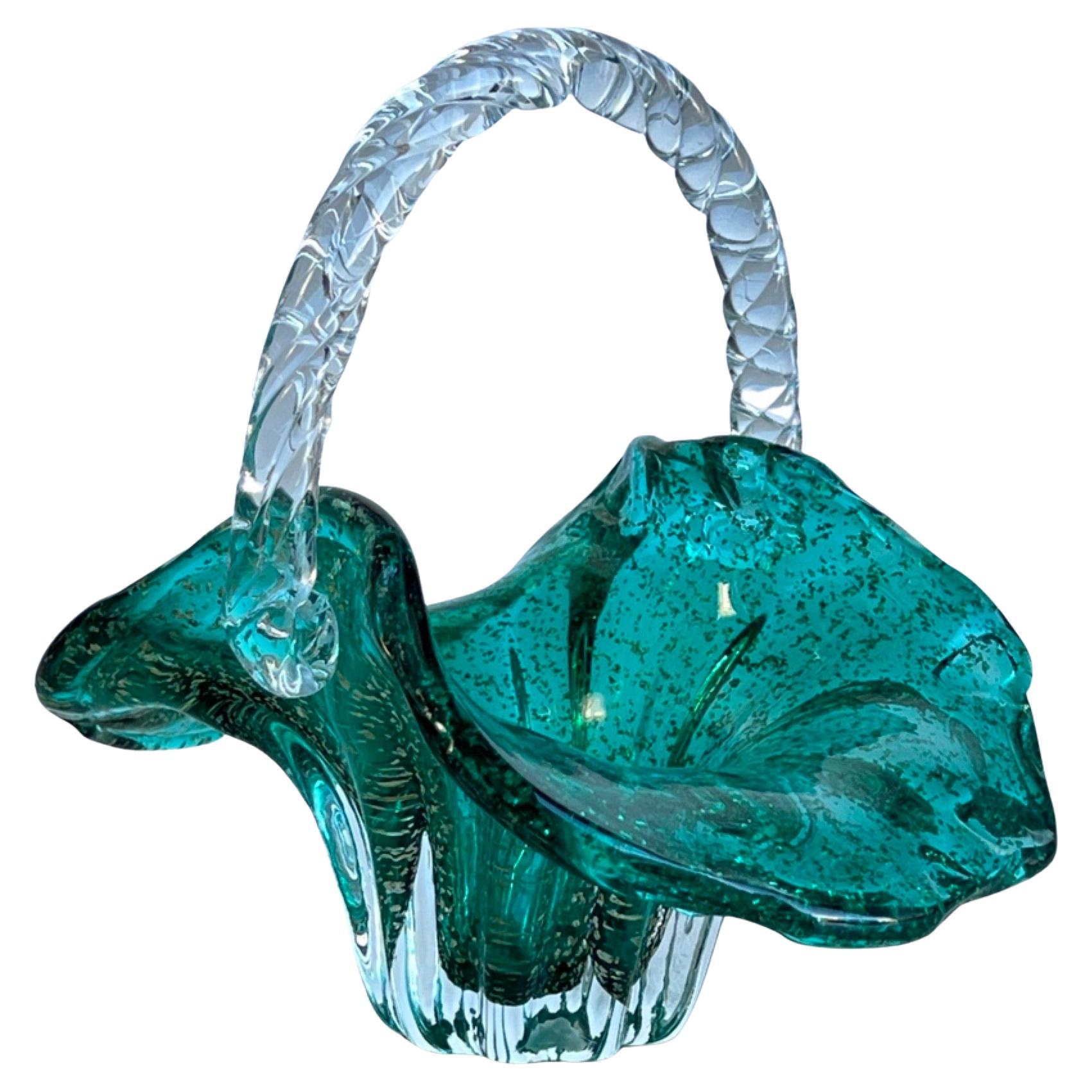 Bol en verre de Murano italien par Archimede Saguso en vente