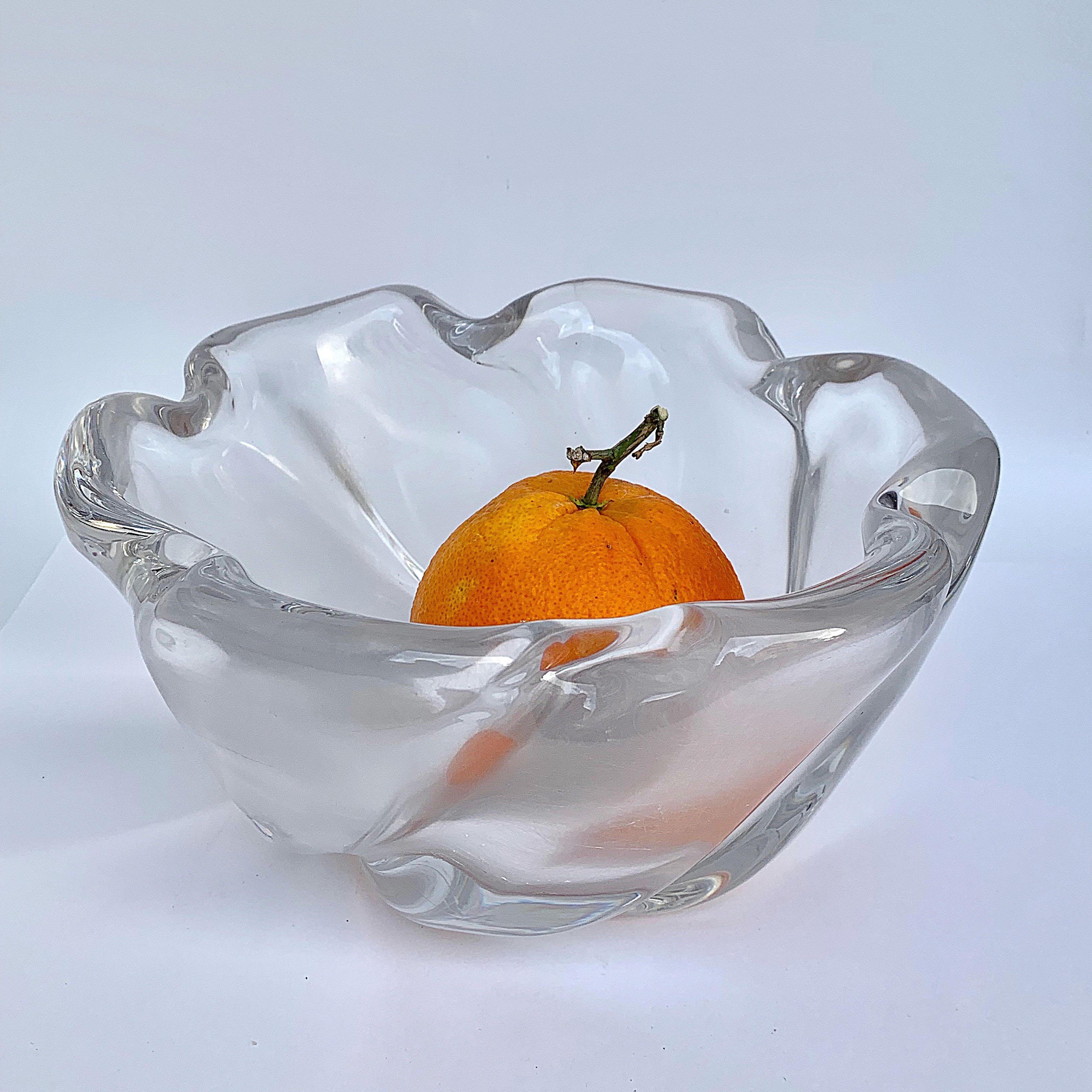 Italian Murano Glass Bowl Centerpiece, Italy, 1950s For Sale 8