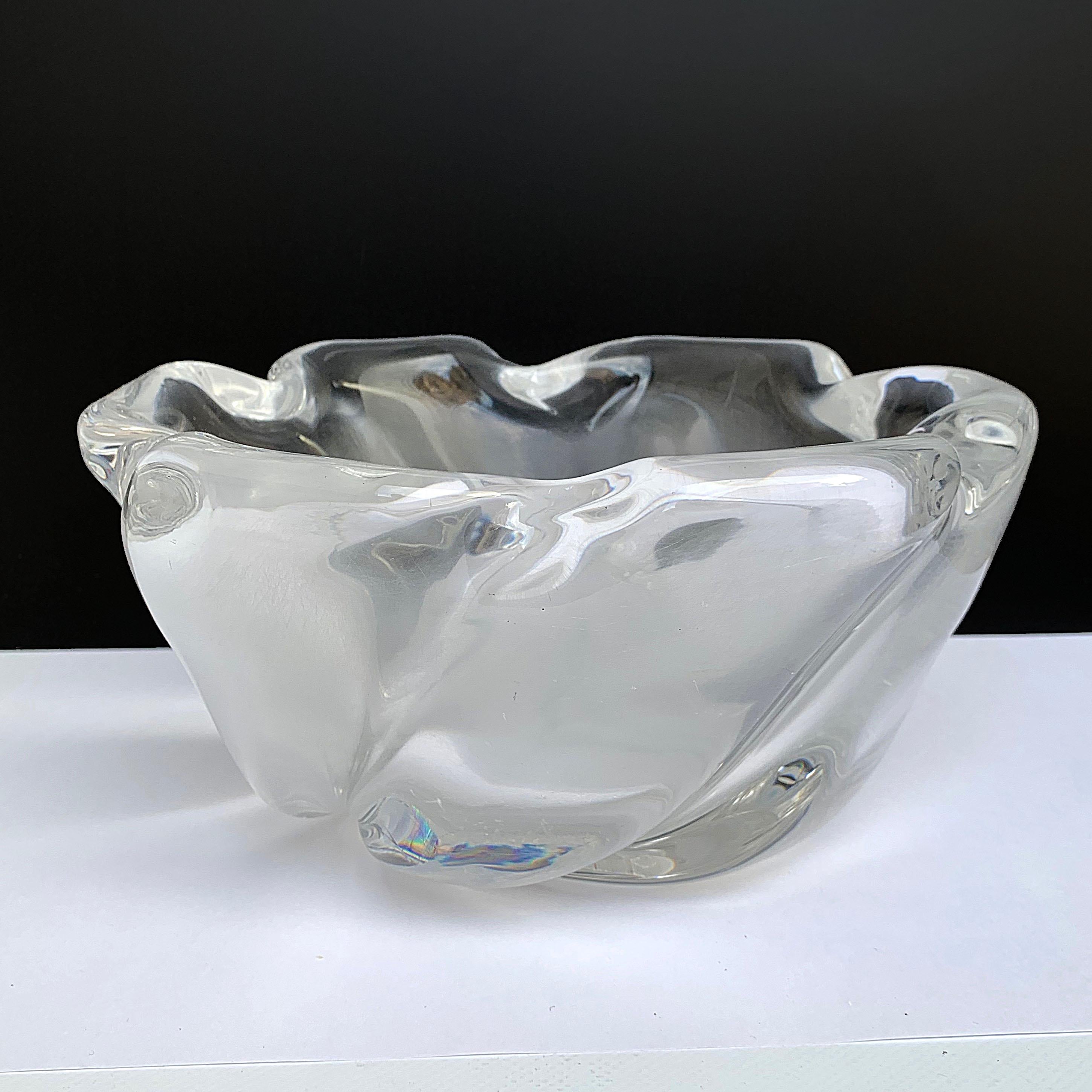 20th Century Italian Murano Glass Bowl Centerpiece, Italy, 1950s For Sale