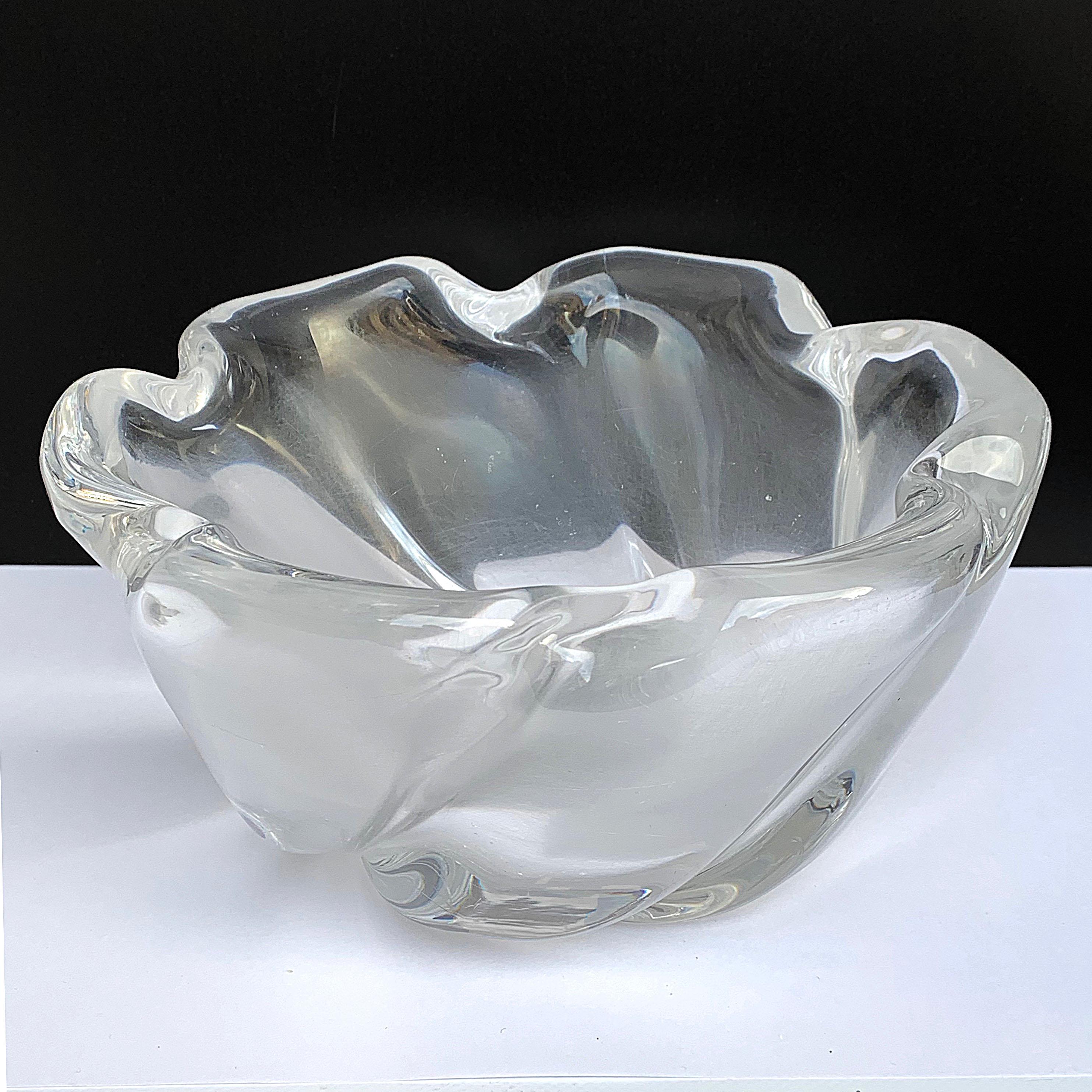 Italian Murano Glass Bowl Centerpiece, Italy, 1950s For Sale 1