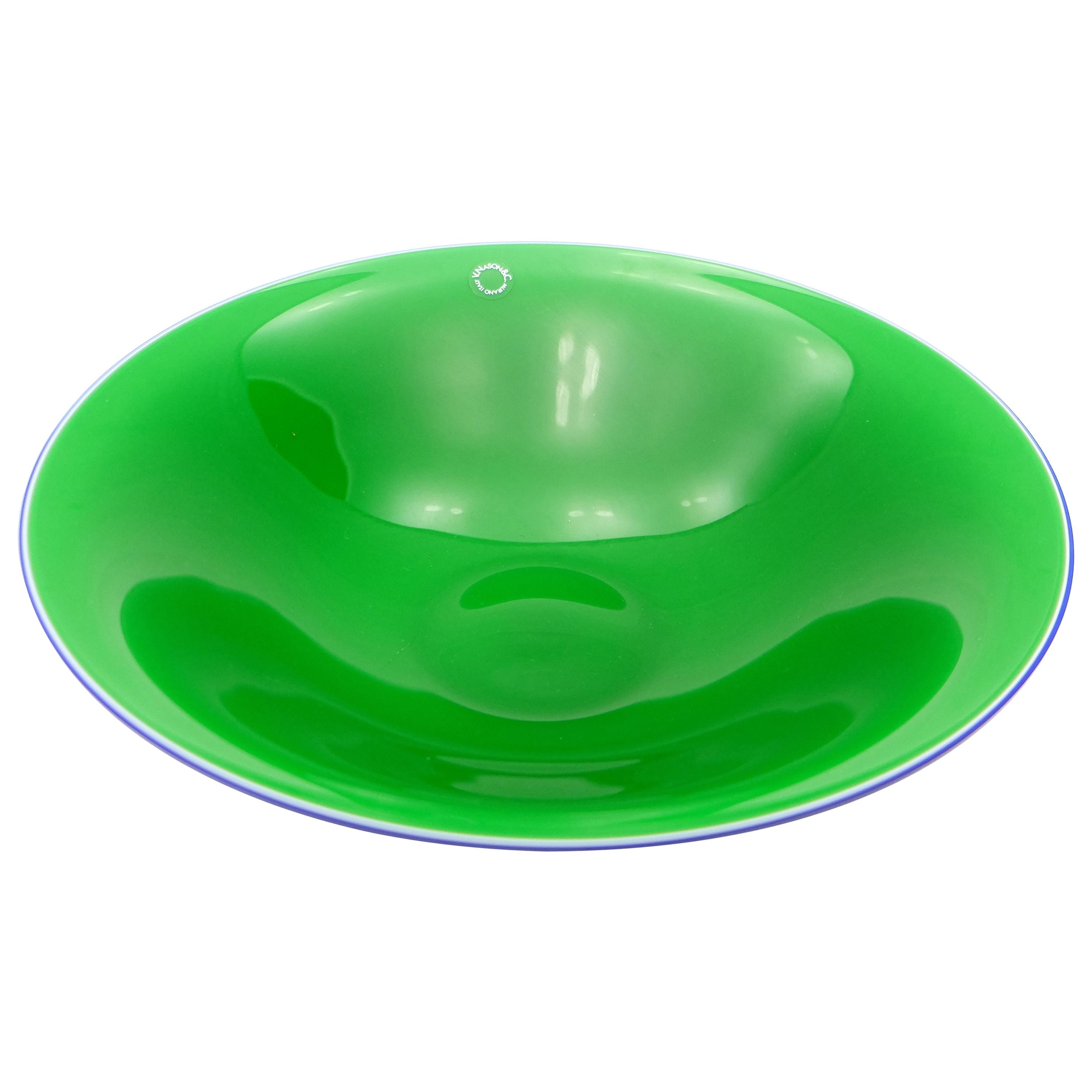 V. Nason 
Co. Italian Murano Glass Bowl or Serving Dish