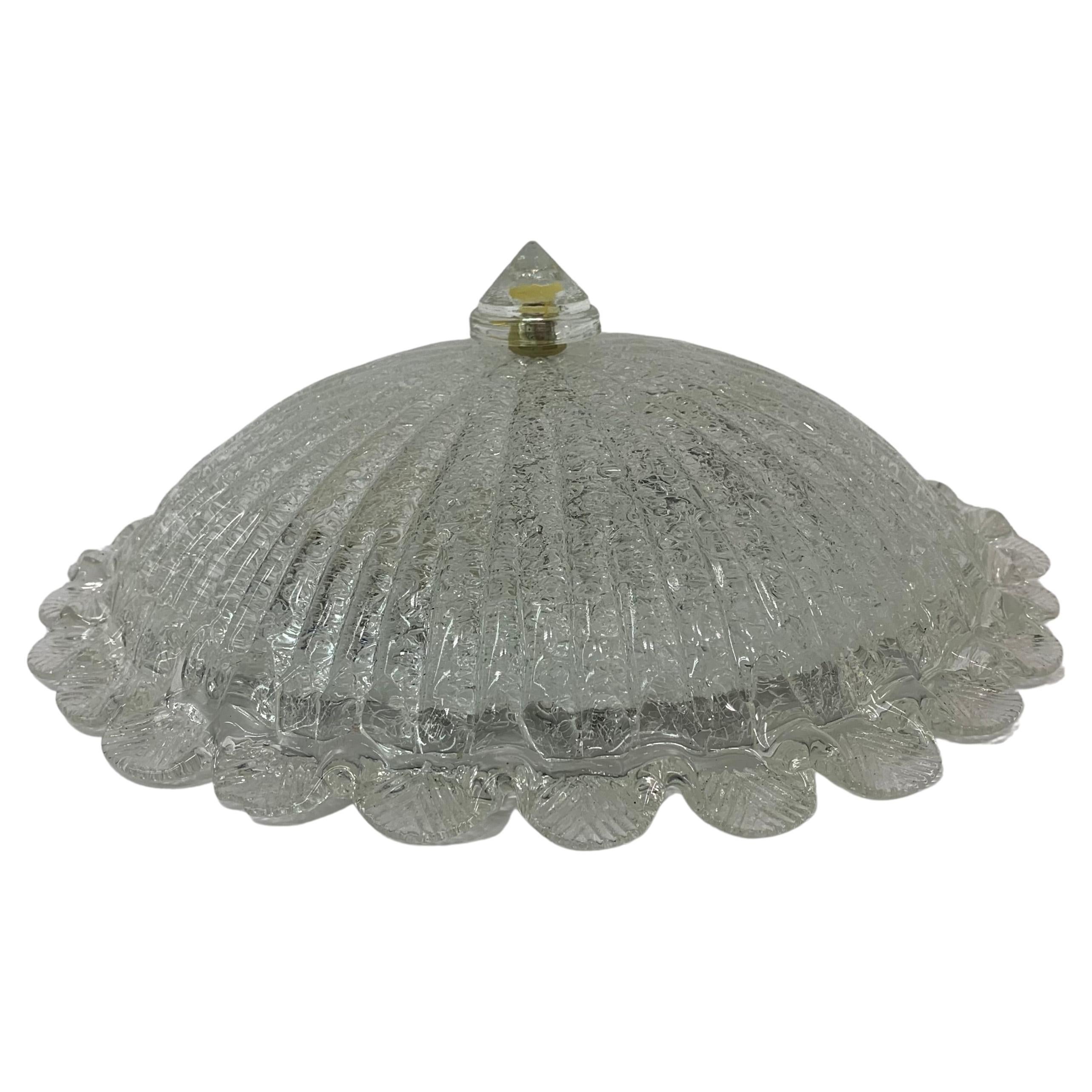 Italian Murano Glass Ceiling Lamp, 1970’s For Sale