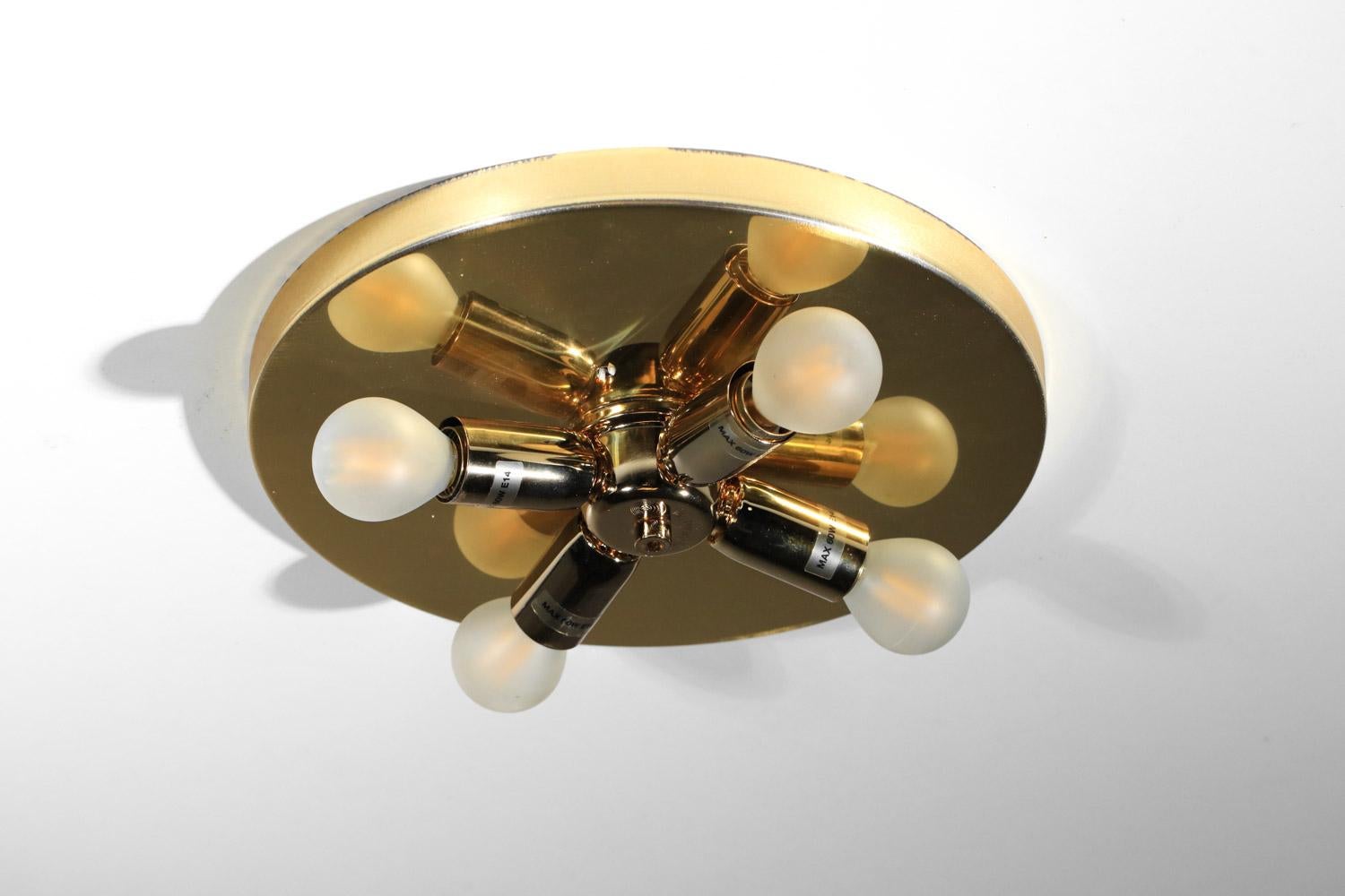 Italian Murano glass ceiling light by La Murrina from the 1980s For Sale 4