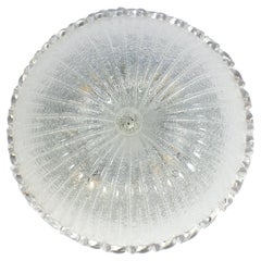 Italian Murano Glass Ceiling Light or Flush Mount 