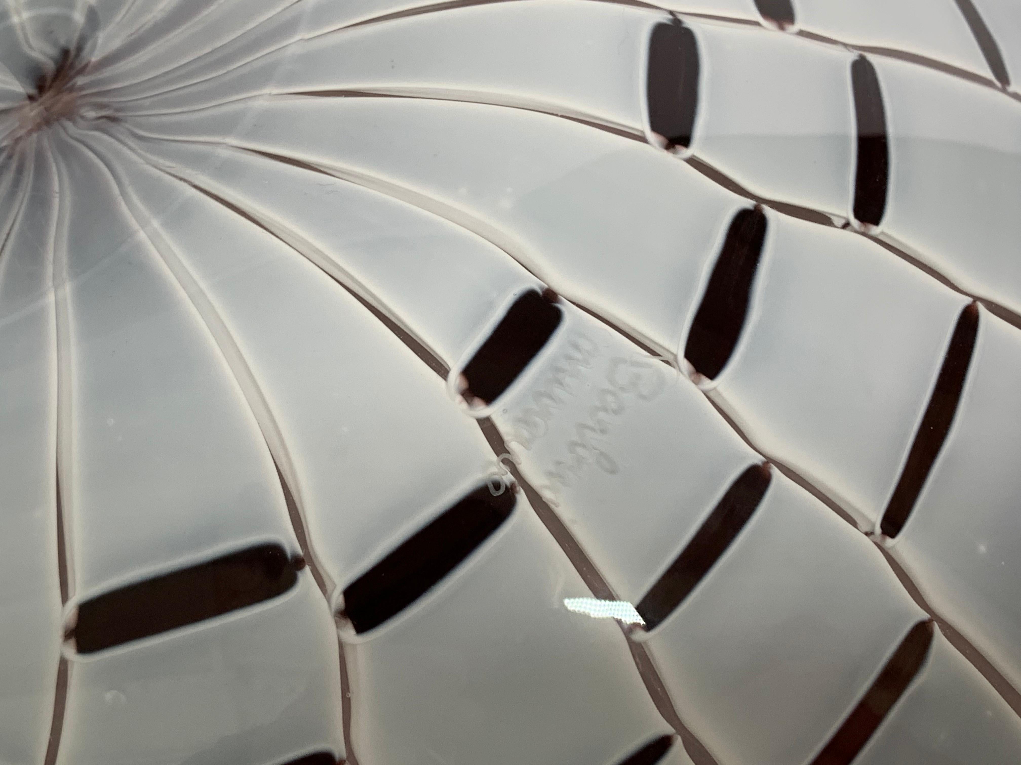 Centro de mesa italiano de cristal de Murano de Alfredo Barbini en venta 1