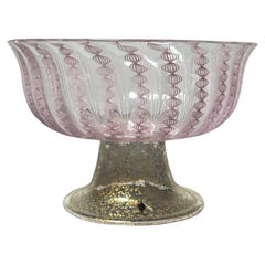 Antique Italian Murano Glass Centerpiece Cup by Paolo Venini