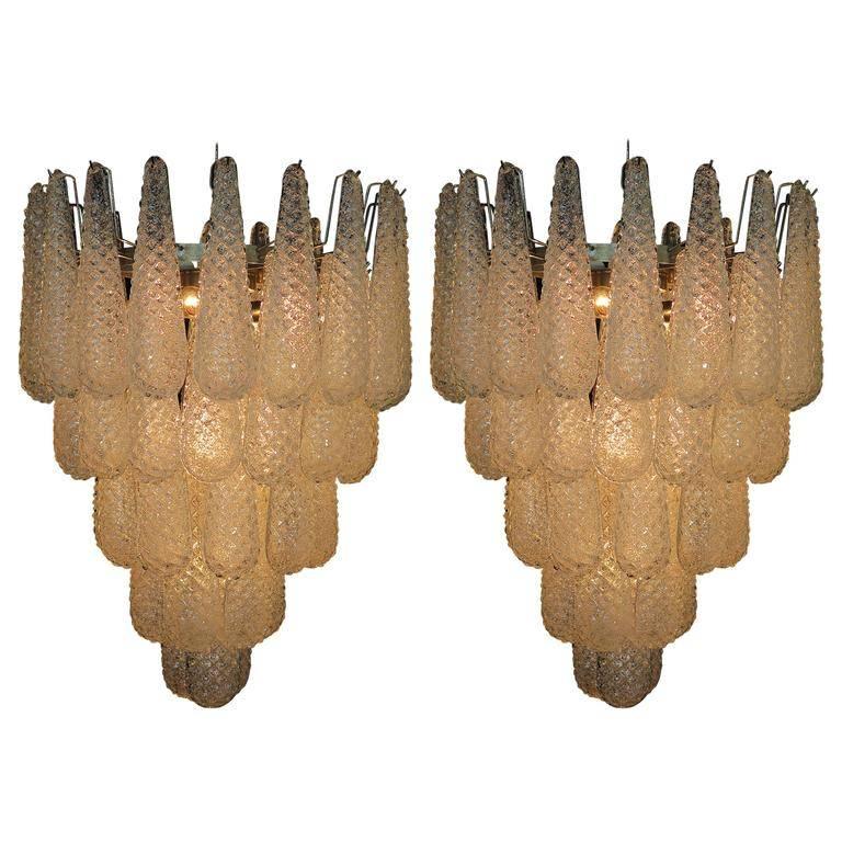 Italienisches Muranoglas  Kronleuchter, 1970er Jahre im Angebot 1