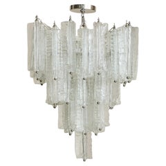 Italian Murano Glass Chandelier Attributed to Toni Zuccheri for Venini, 1960s