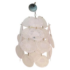 Italian Murano Glass Chandelier Attributed to Vistosi XXI Century