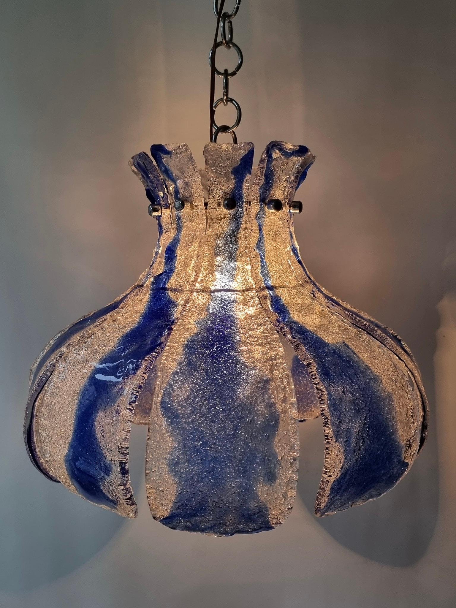 Lustre italien en verre de Murano en vente 8