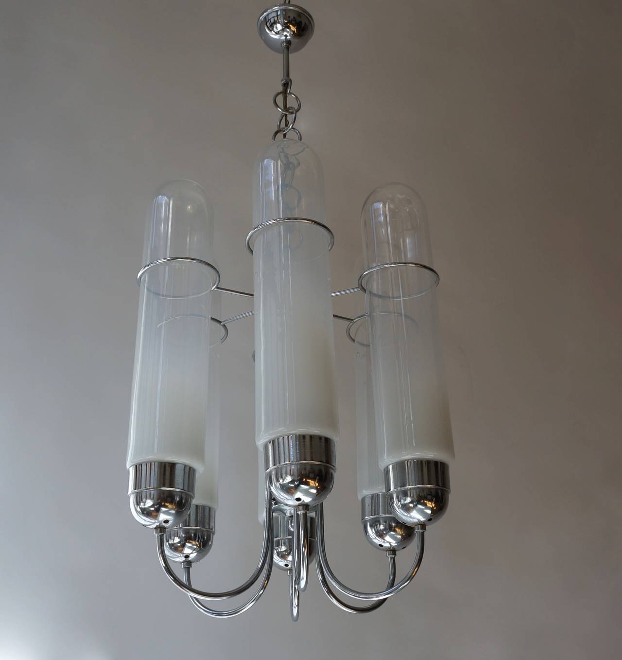 20th Century Italian Murano Glass Chandelier For Sale