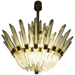 Italian Murano Glass Chandelier from the 1980s