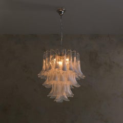 Lampadario italiano in vetro di Murano alla maniera di Mazzega